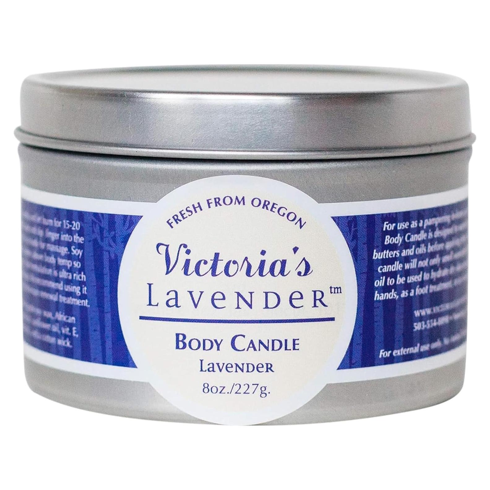 Vela de Cera de Masaje Lavanda Victoria's Lavender 226g