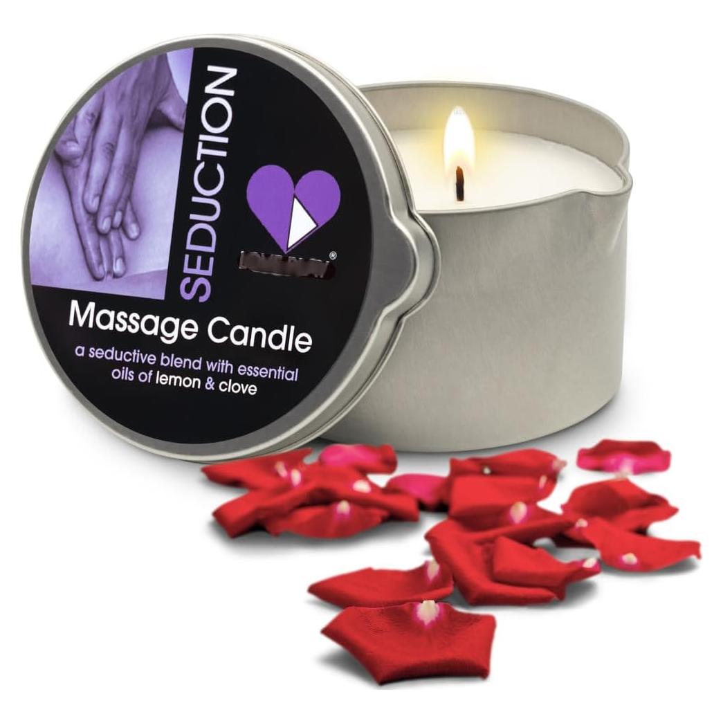 Vela de Masaje Profero 191g Vegana Hidratante Limón Clavo