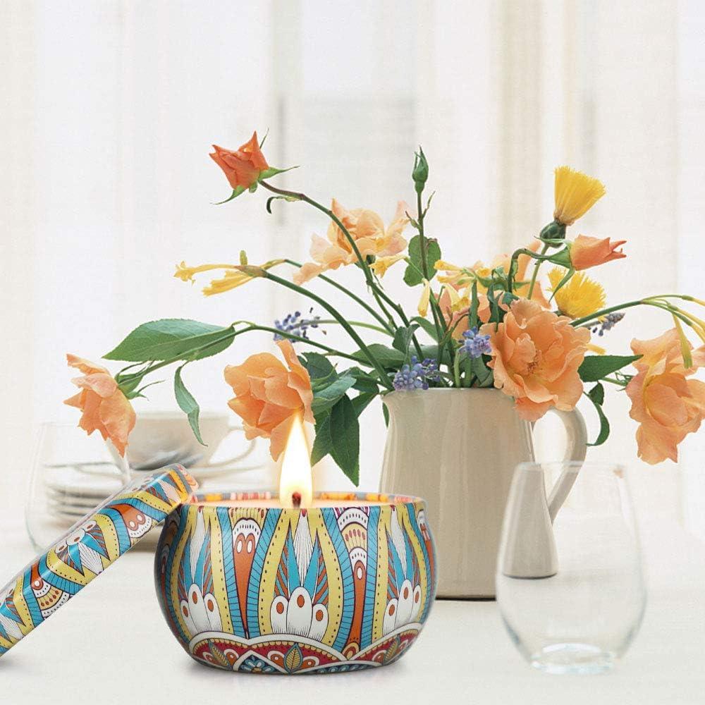 Juego de 8 Velas Aromáticas DRISCOLL Aromaterapia 160H