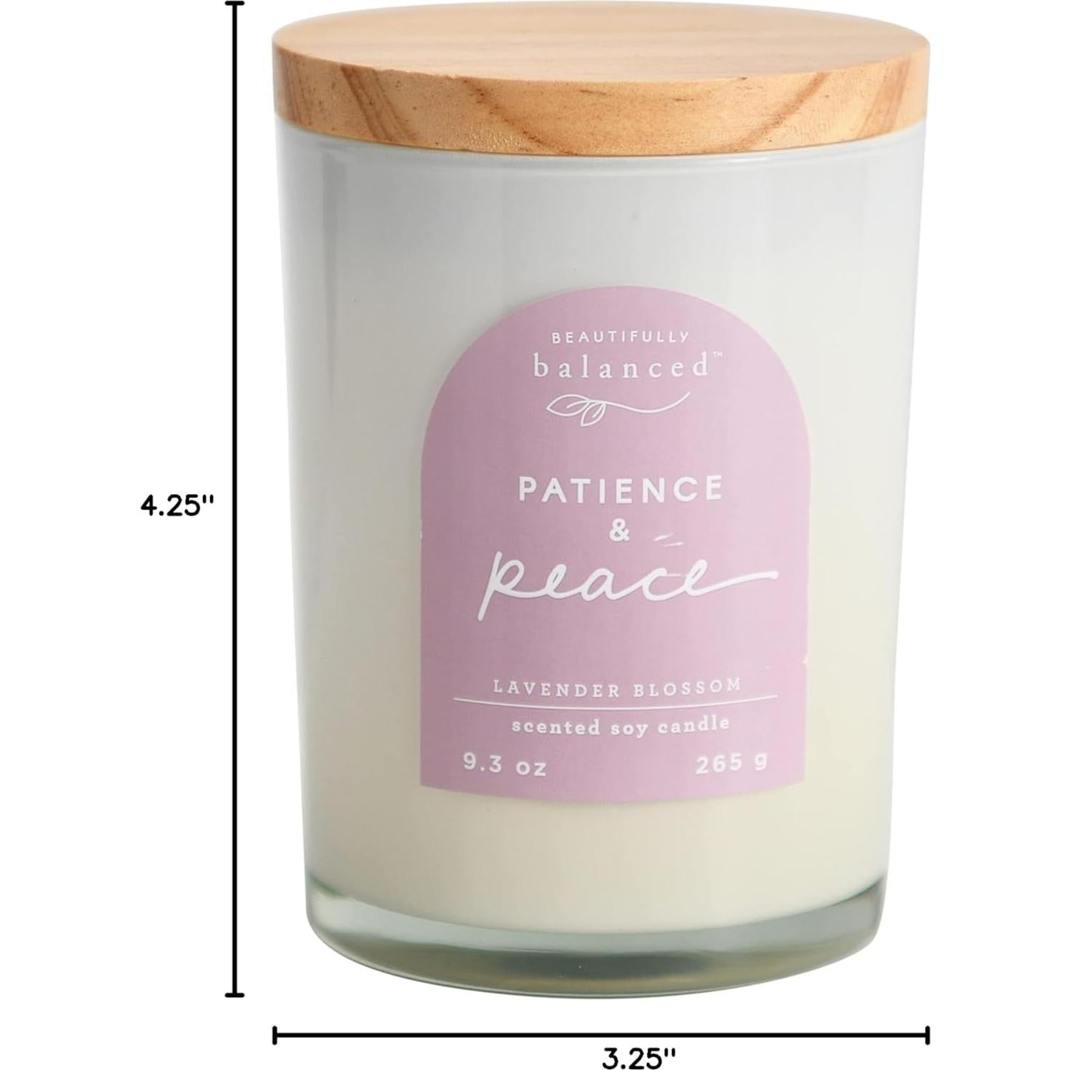 Vela Aromatizada Bellamente Equilibrada Paciencia + Paz 263 g