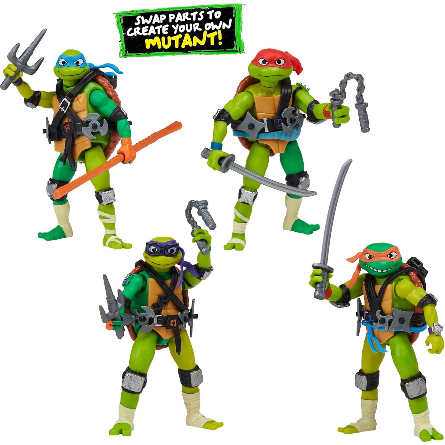 Figuras Mix N Match Tortugas Ninja Playmates 10.8 cm