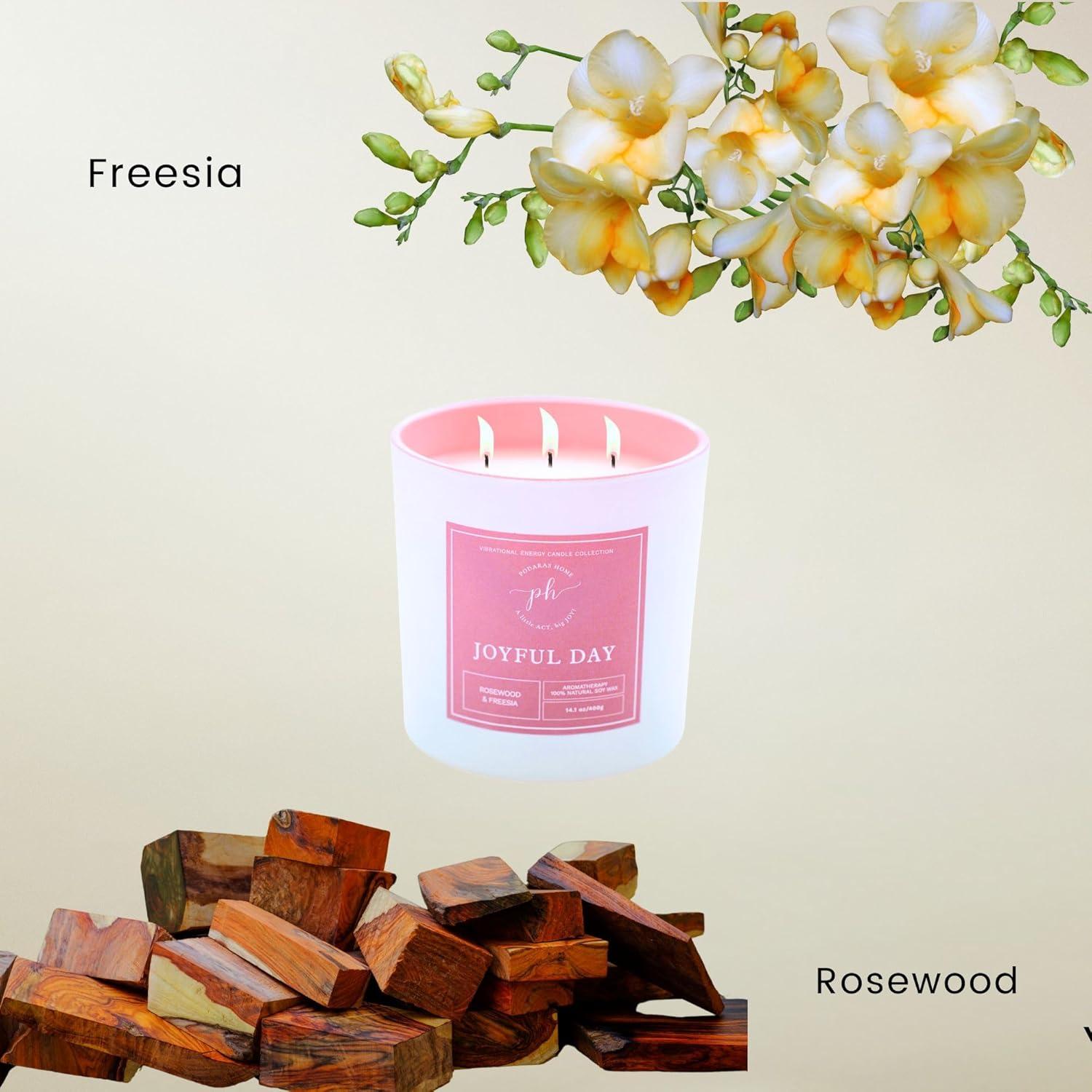 Set de 5 Velas Aromáticas Podaras Home 45g - Energía Positiva