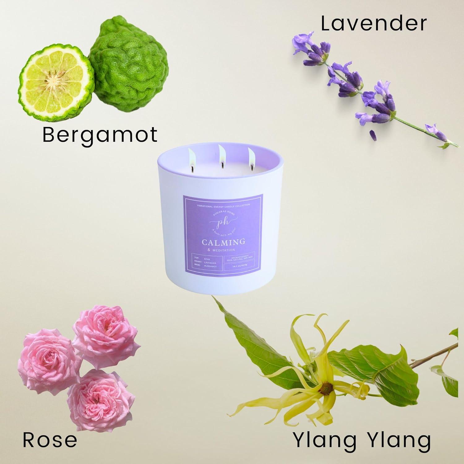 Set de 5 Velas Aromáticas Podaras Home 45g - Energía Positiva