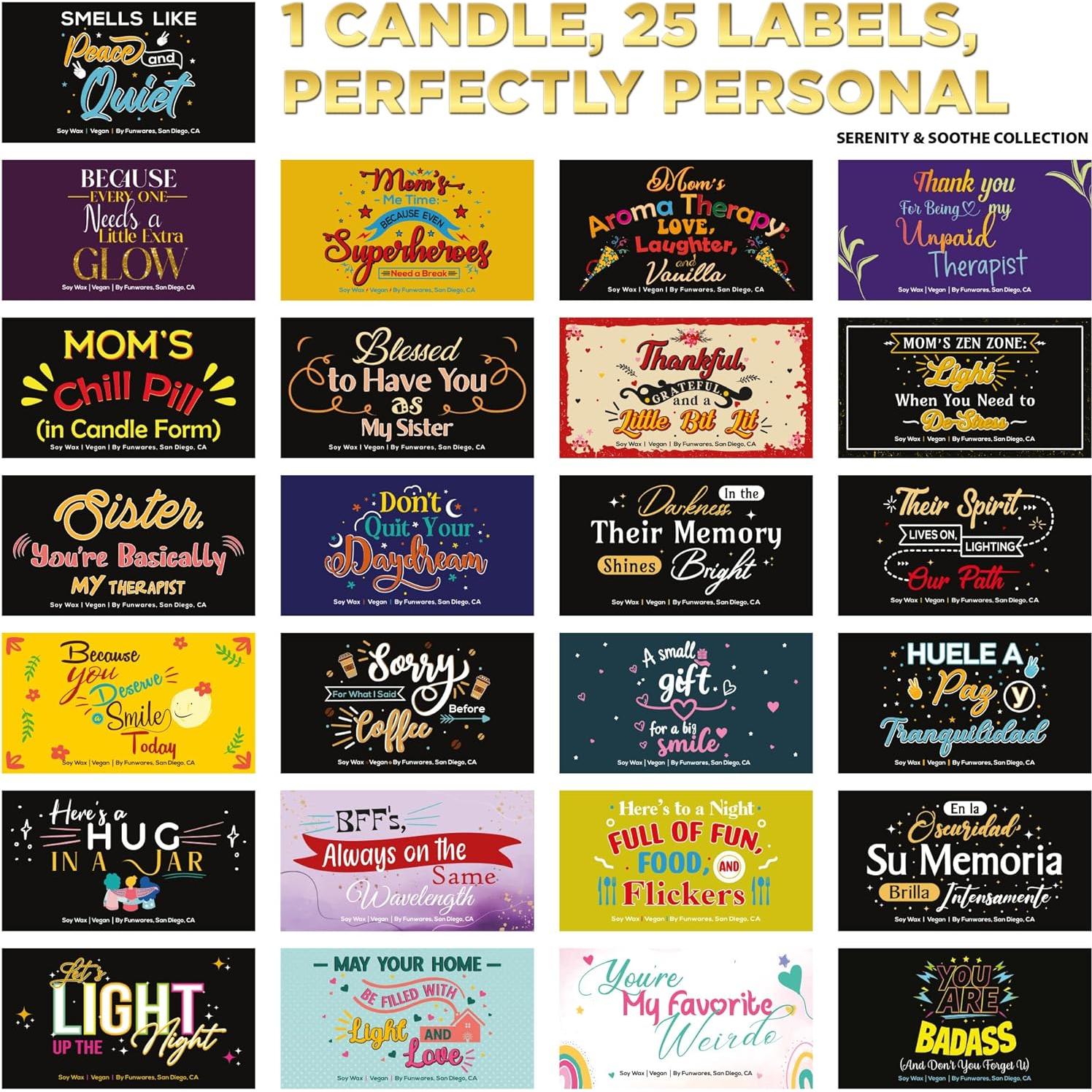 Vela Aromática Wit & Sassitude Vainilla 255g - Regalo Personalizado