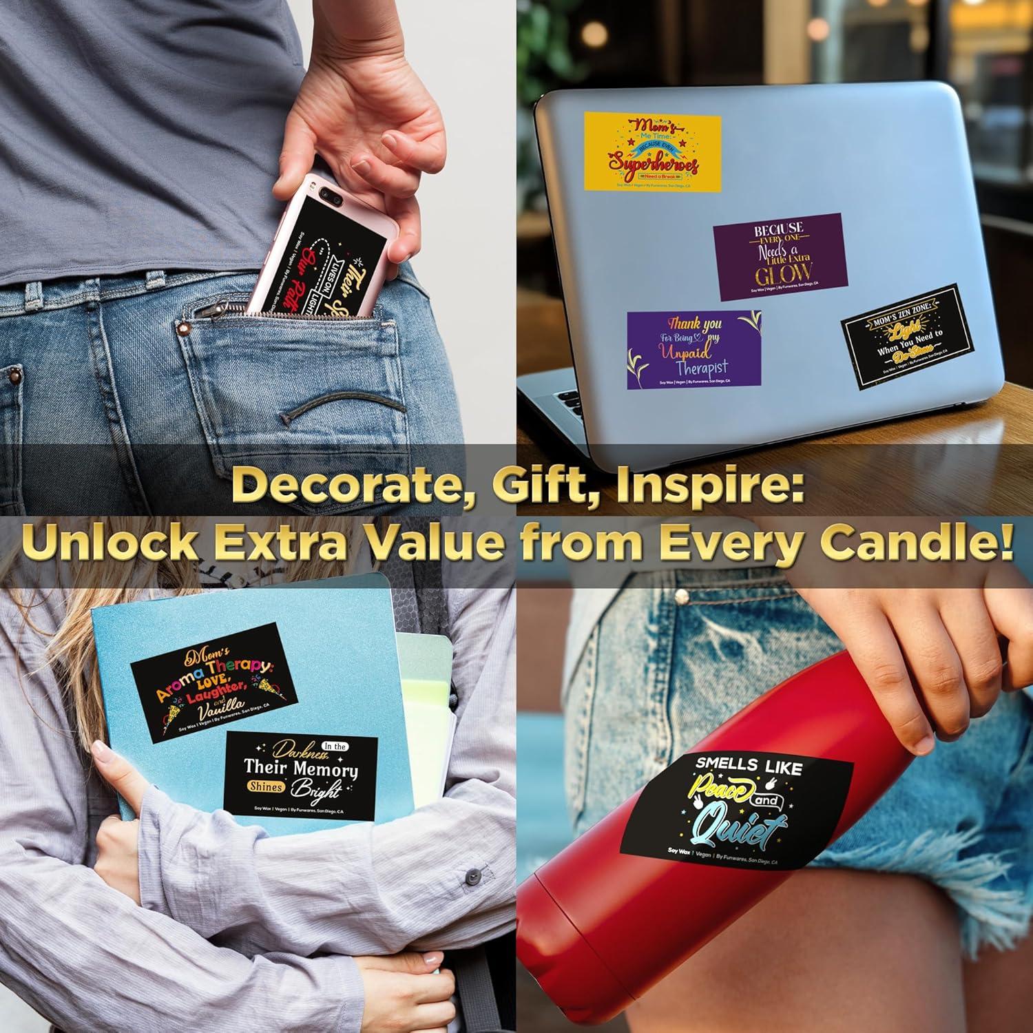 Vela Aromática Wit & Sassitude Vainilla 255g - Regalo Personalizado