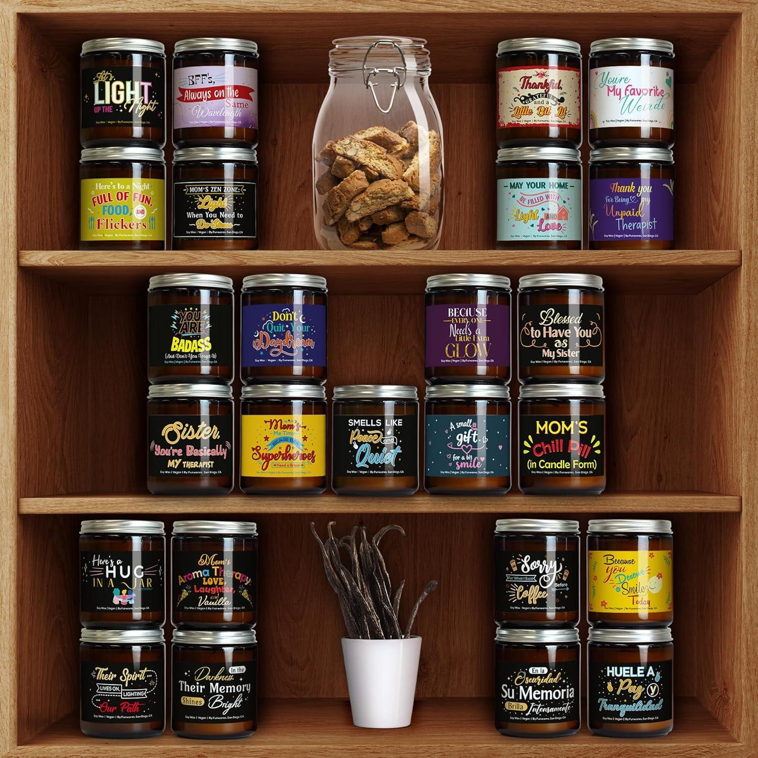 Vela Aromática Wit & Sassitude Vainilla 255g - Regalo Personalizado