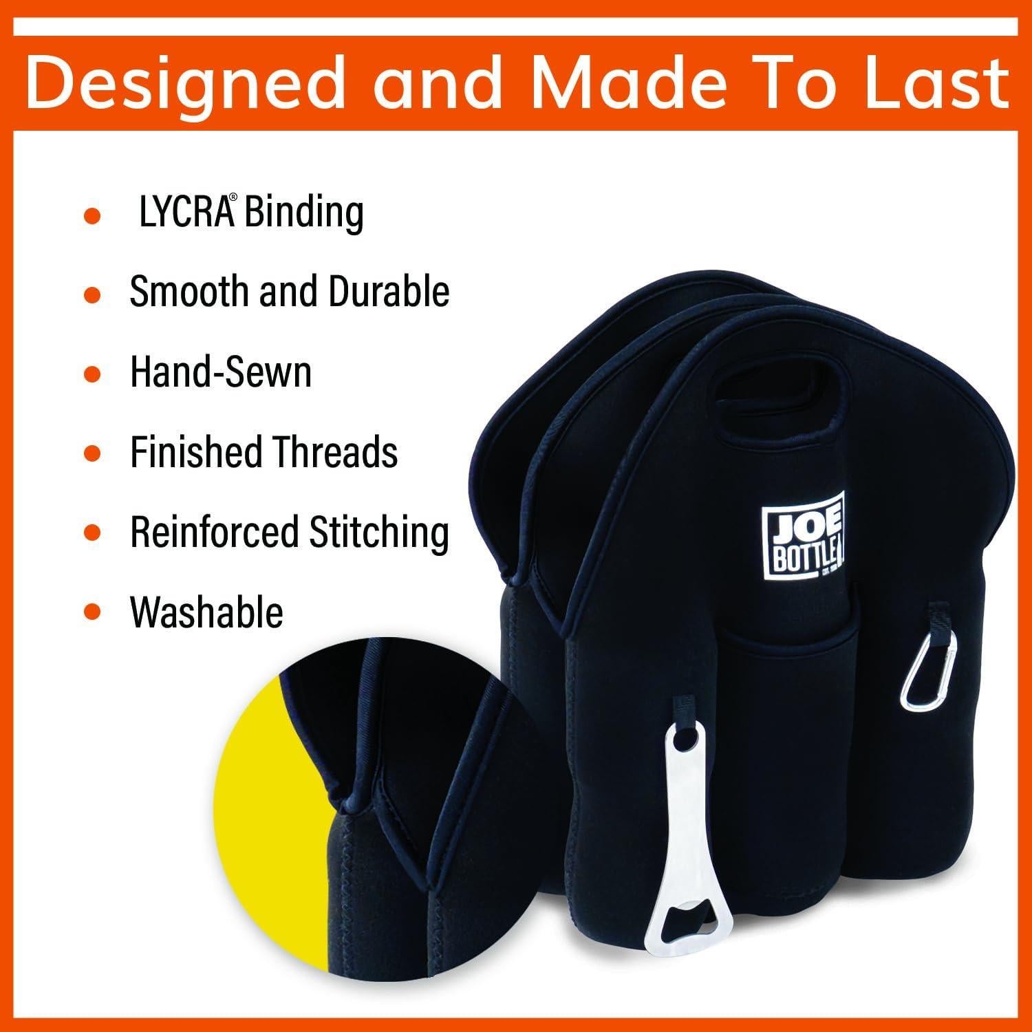 Transportador de Cerveza Joe Bottle 6 Paquetes Aislado