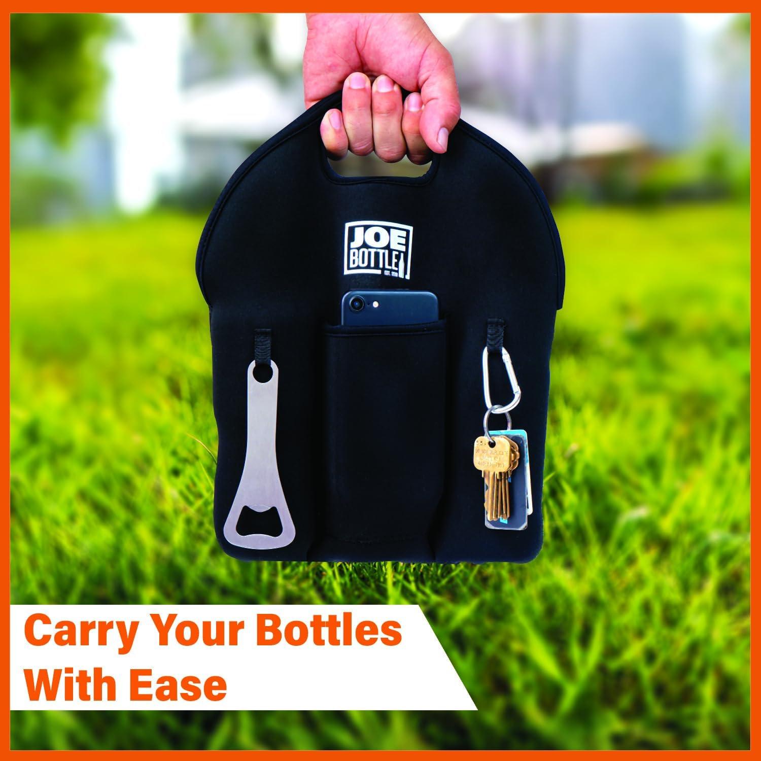 Transportador de Cerveza Joe Bottle 6 Paquetes Aislado