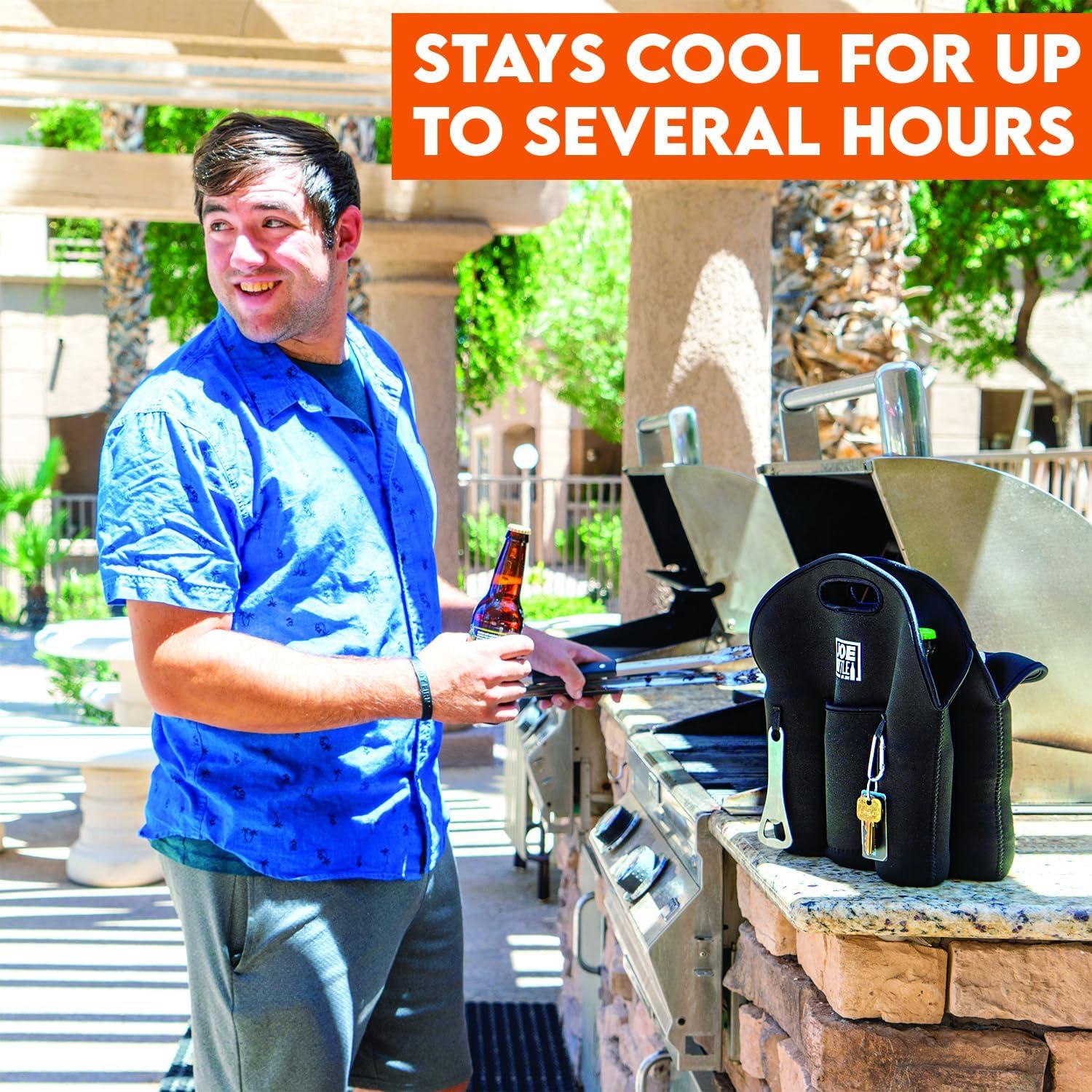 Transportador de Cerveza Joe Bottle 6 Paquetes Aislado