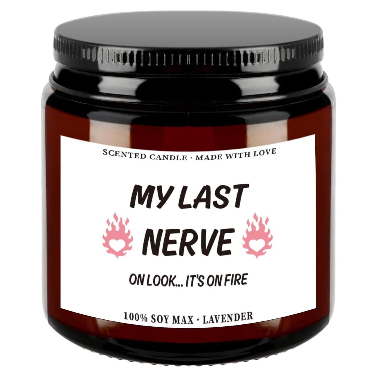 Vela Aromática de Lavanda 100g QWZify - Regalo para Mujeres