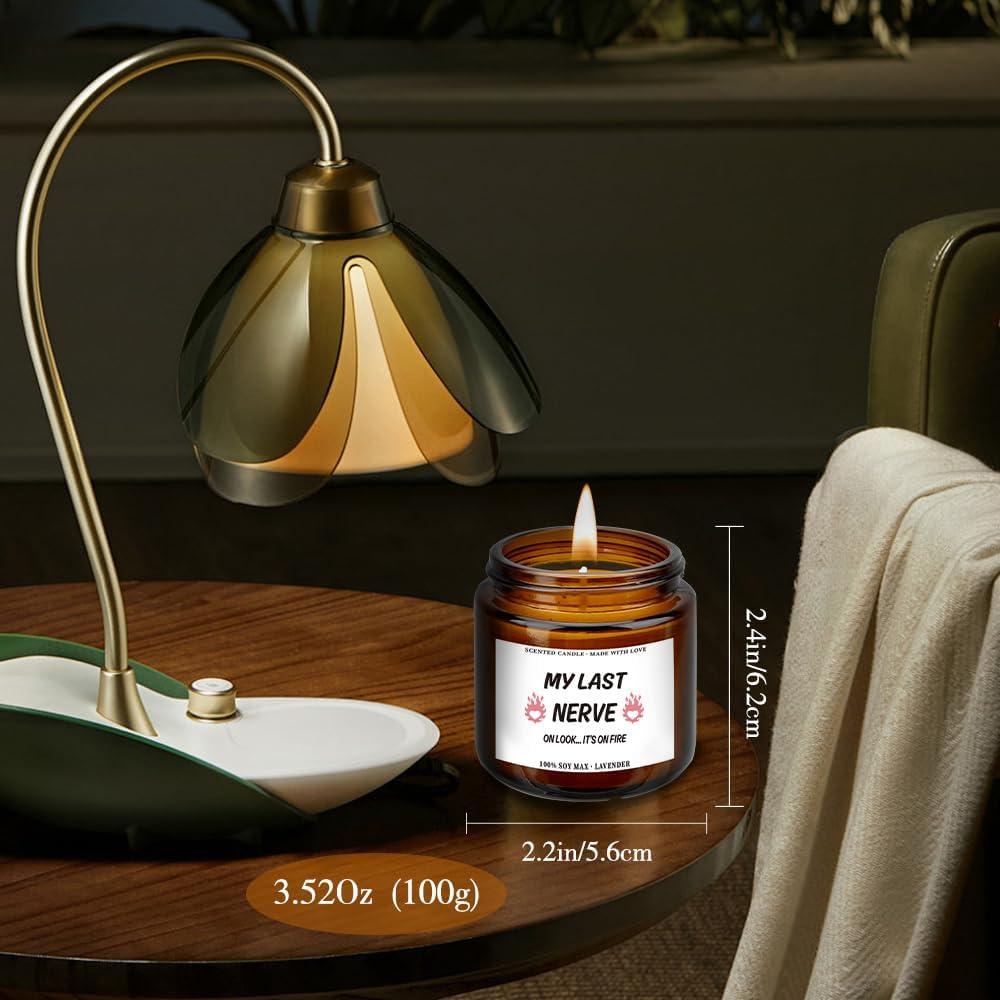 Vela Aromática de Lavanda 100g QWZify - Regalo para Mujeres