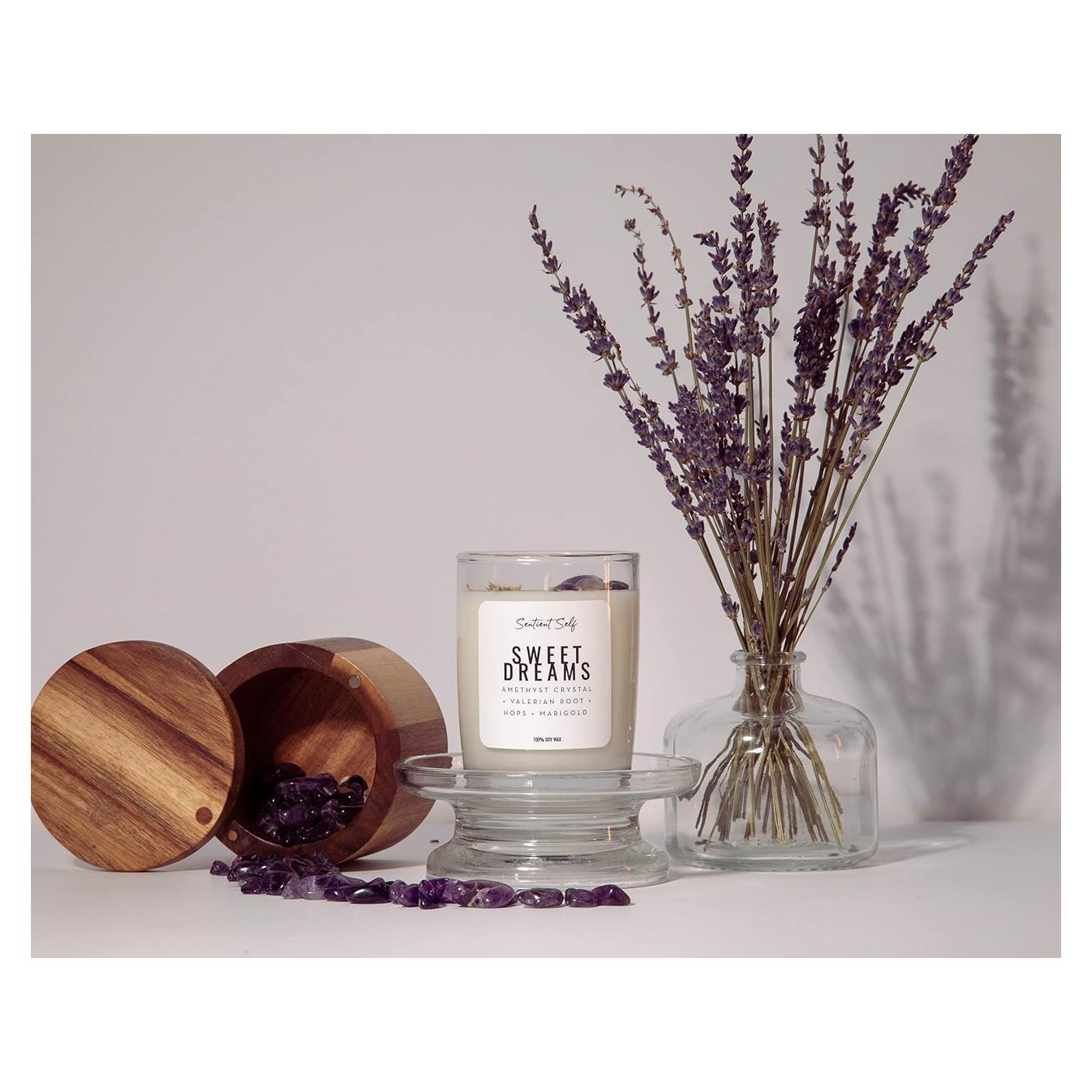 Vela Aromática de Intención Herbal Sueños Dulces 170g