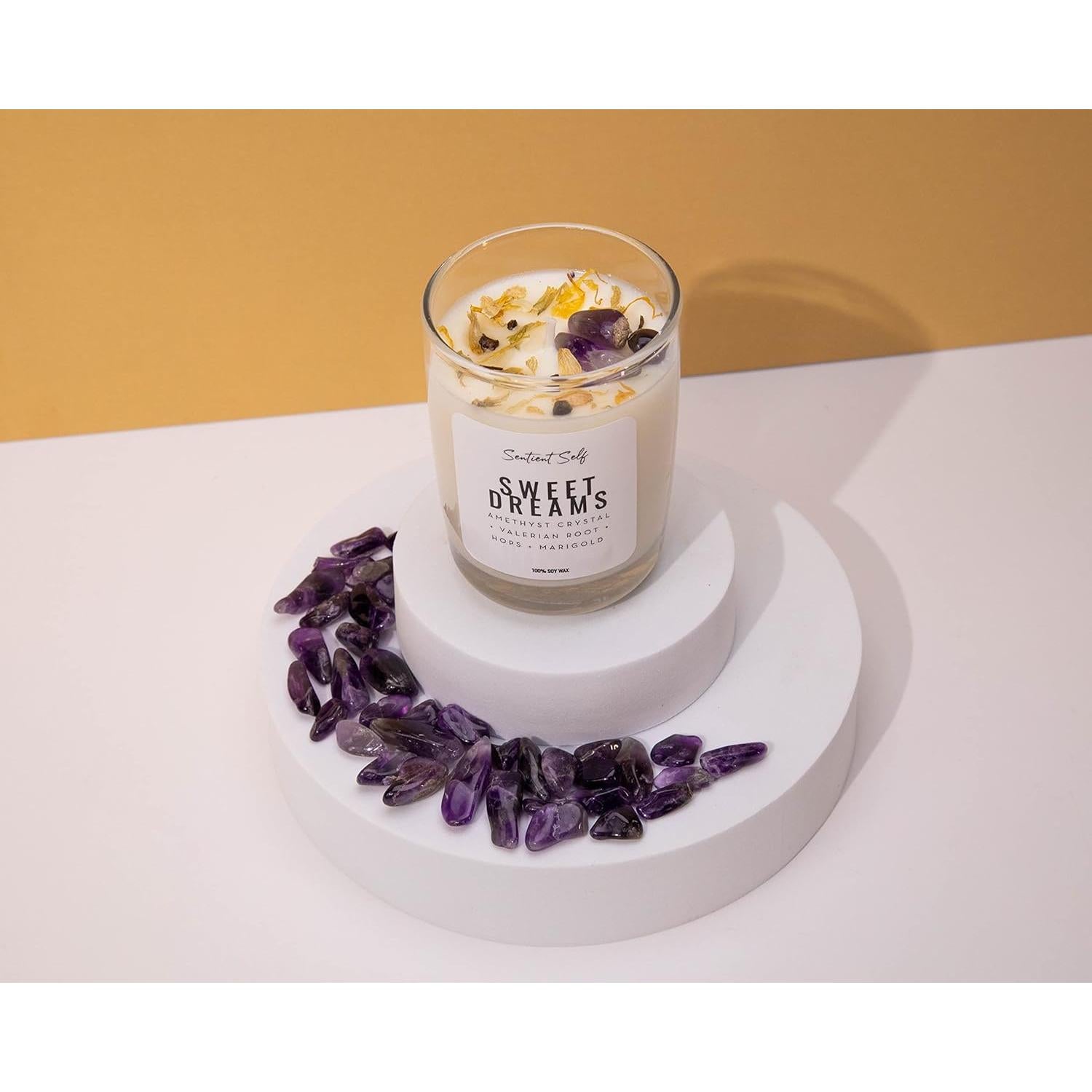 Vela Aromática de Intención Herbal Sueños Dulces 170g