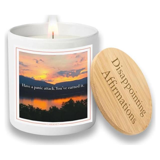 Vela Aromática Cabernet 10 oz Dave Tarnowski Hecha a Mano