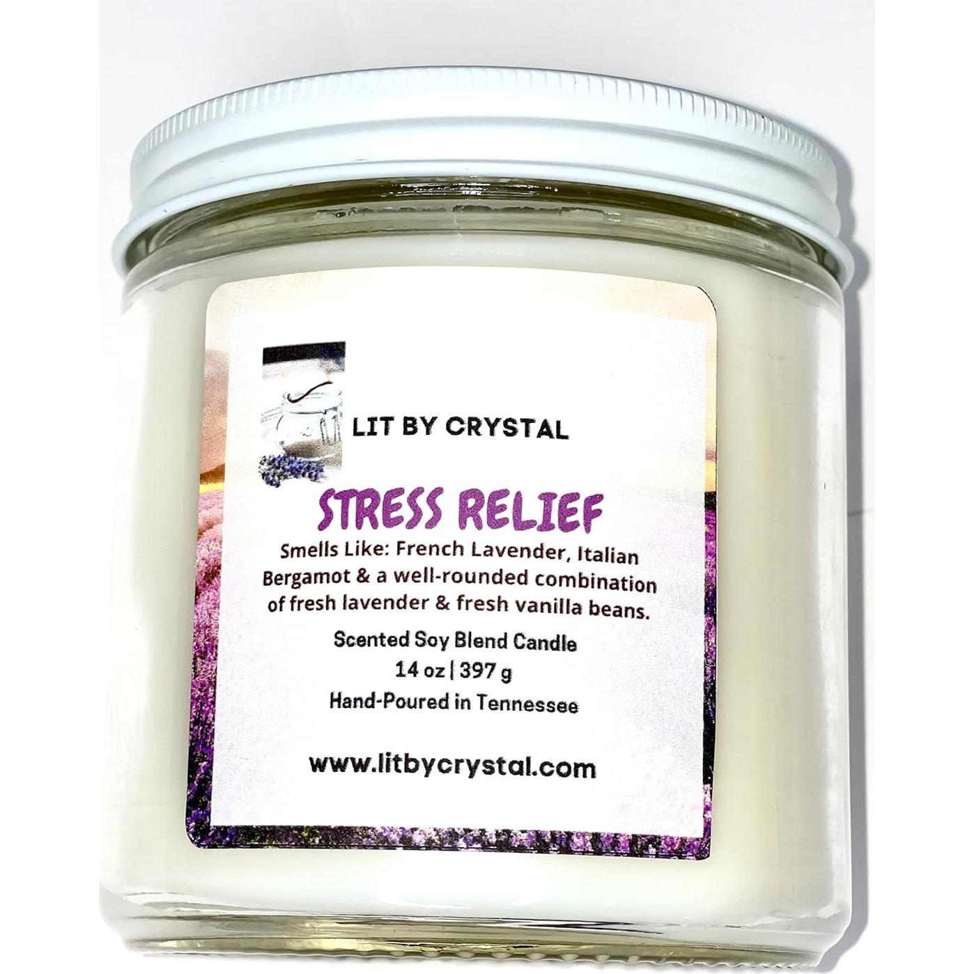 Vela Aromática de Soya Grande 396g Alivio Estrés