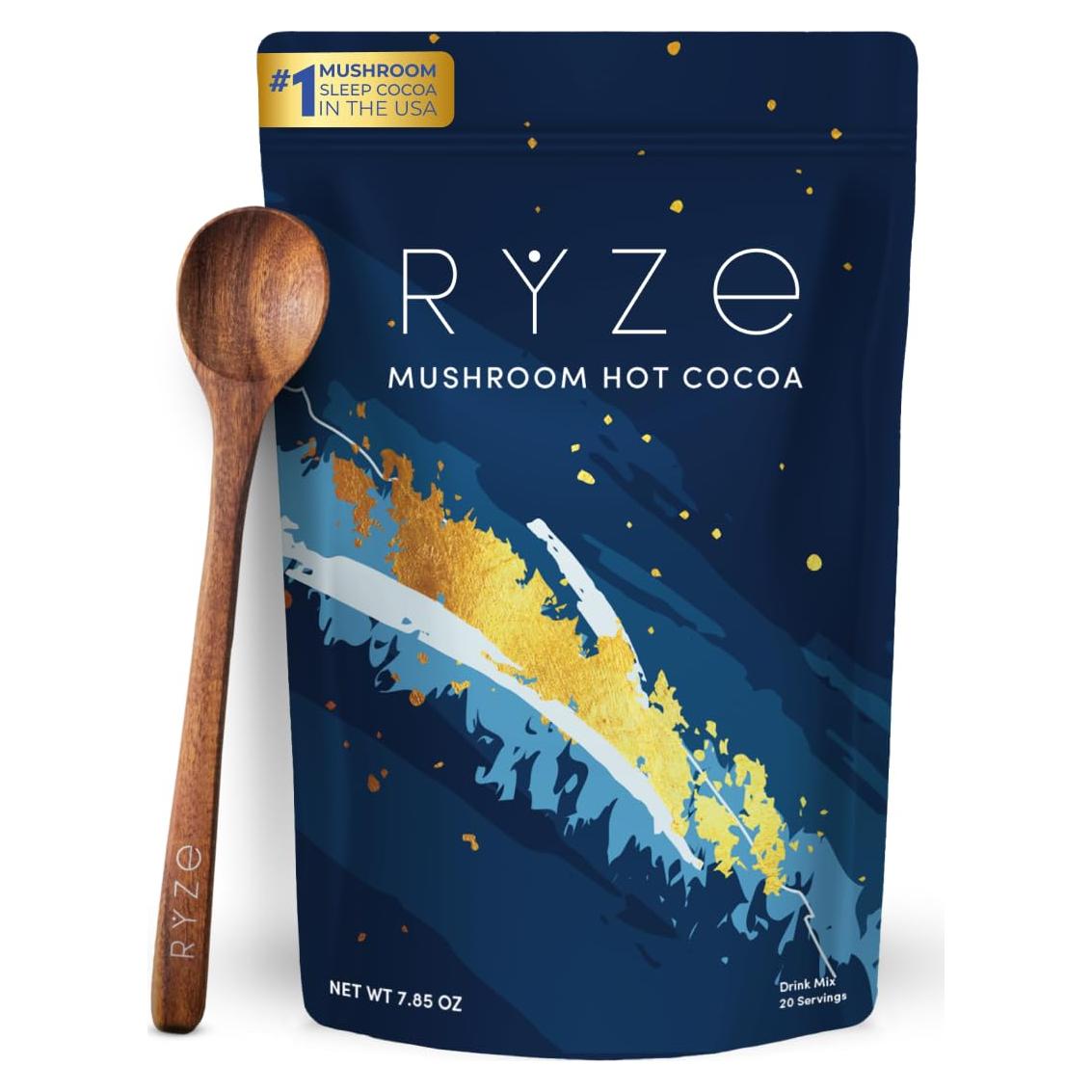 Suplemento de Sueño RYZE Chocolate Caliente 20 Porciones