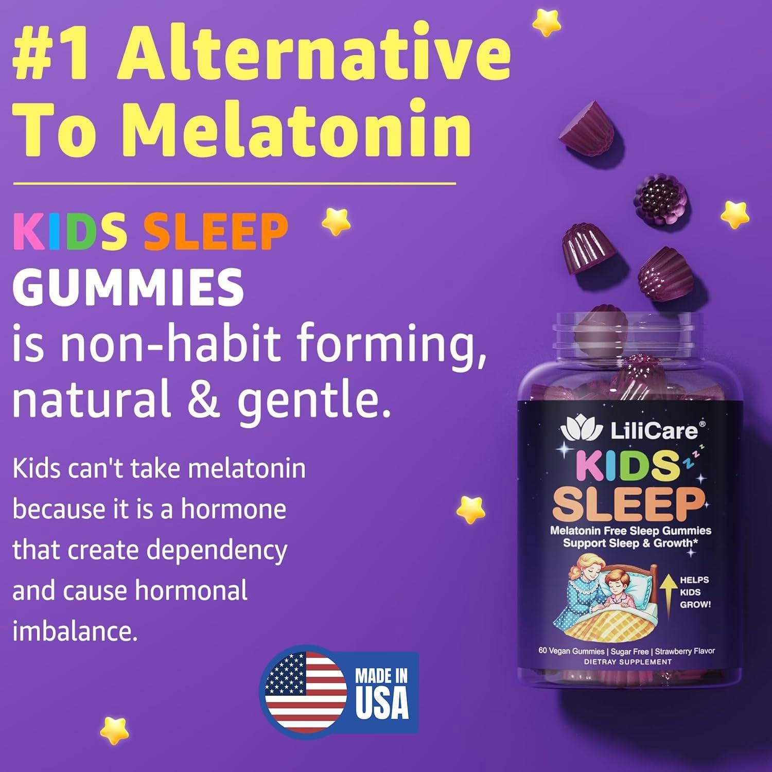 Gomitas para Dormir Niños LILICARE - Sin Melatonina 60g