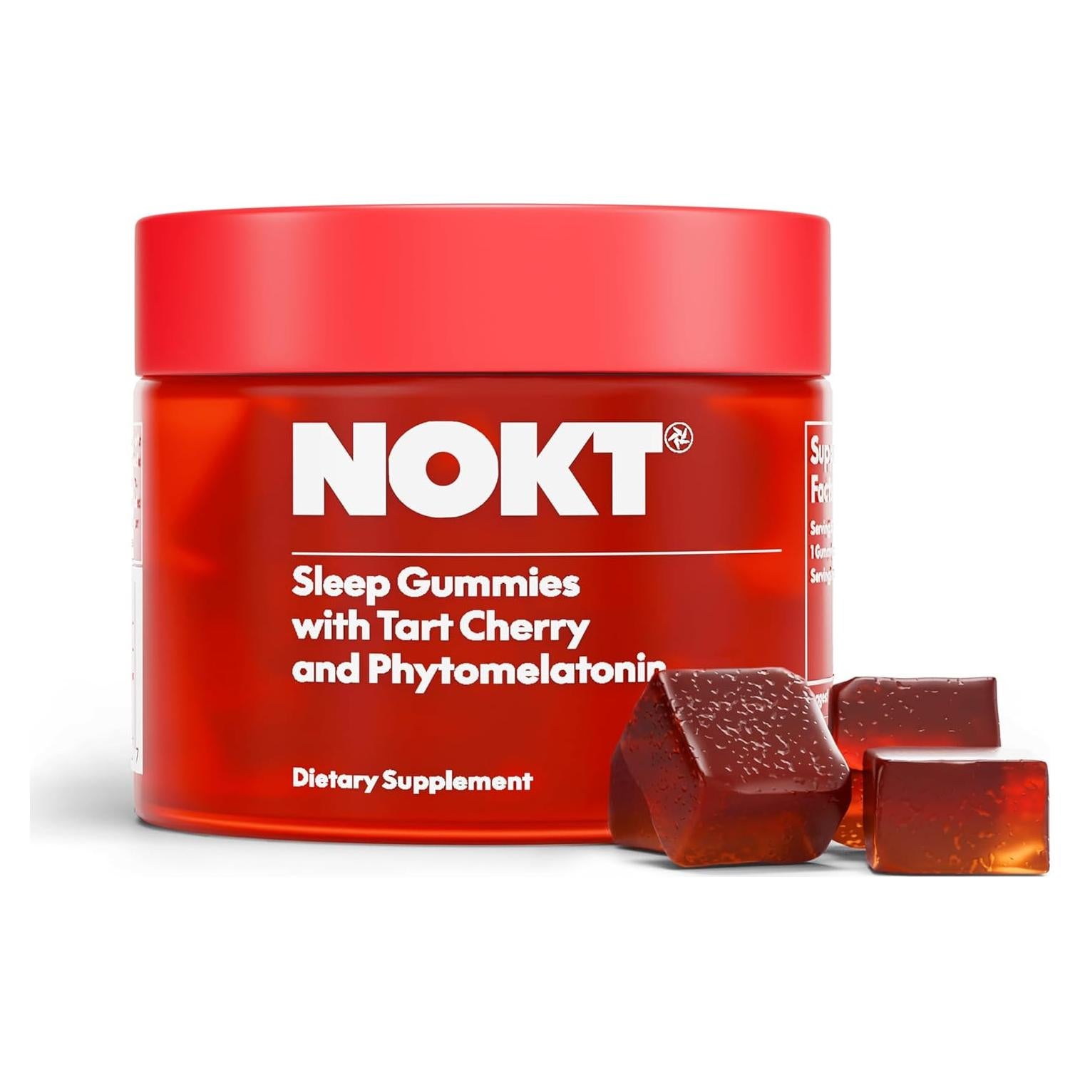 Gomitas para Dormir NOKT - Cereza Ácida Veganas 30 Unidades