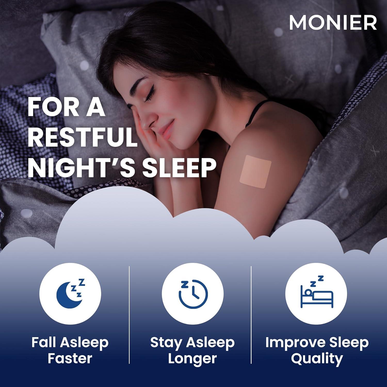 Parches para dormir Monier 60 unidades con melatonina