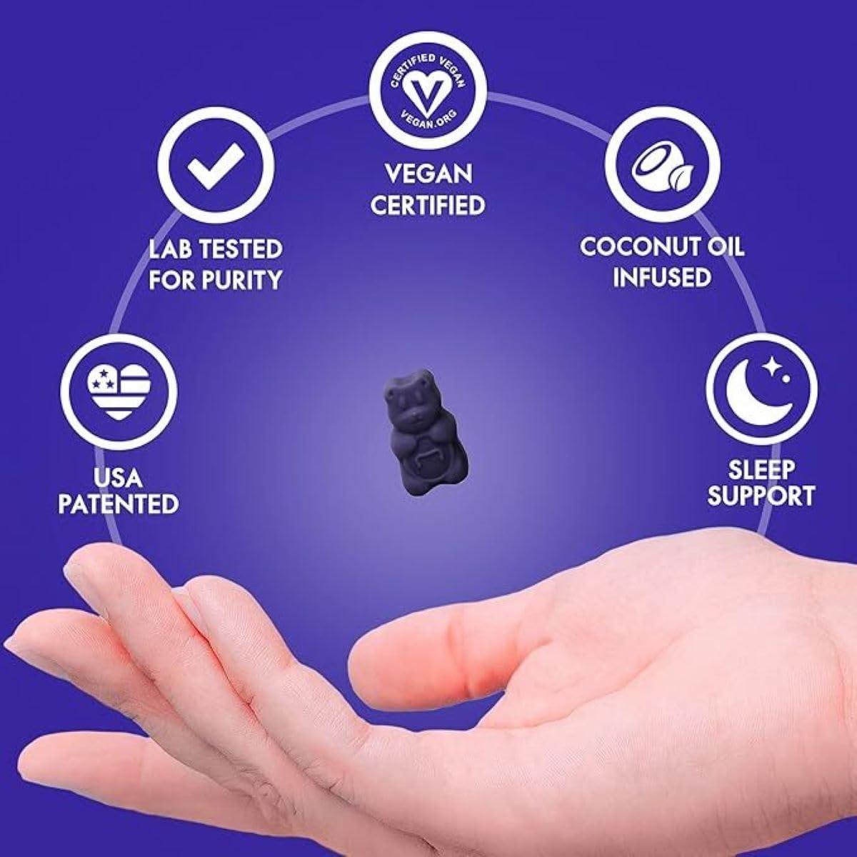 Gomitas de Sueño Sugarbear 6 meses Melatonina 6mg Veganas