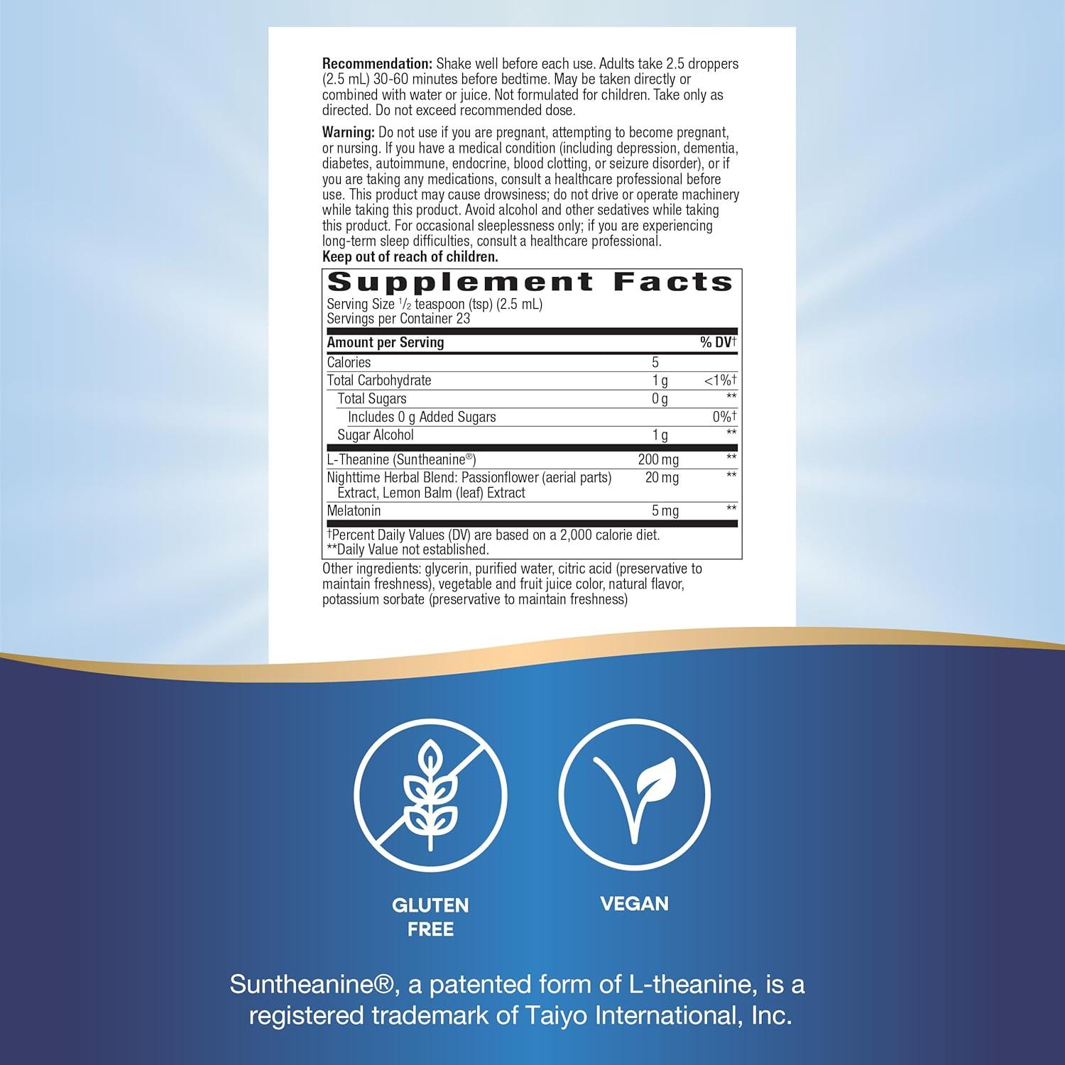 Gotas de Melatonina Nature's Way Sleep Tonight 59 ml