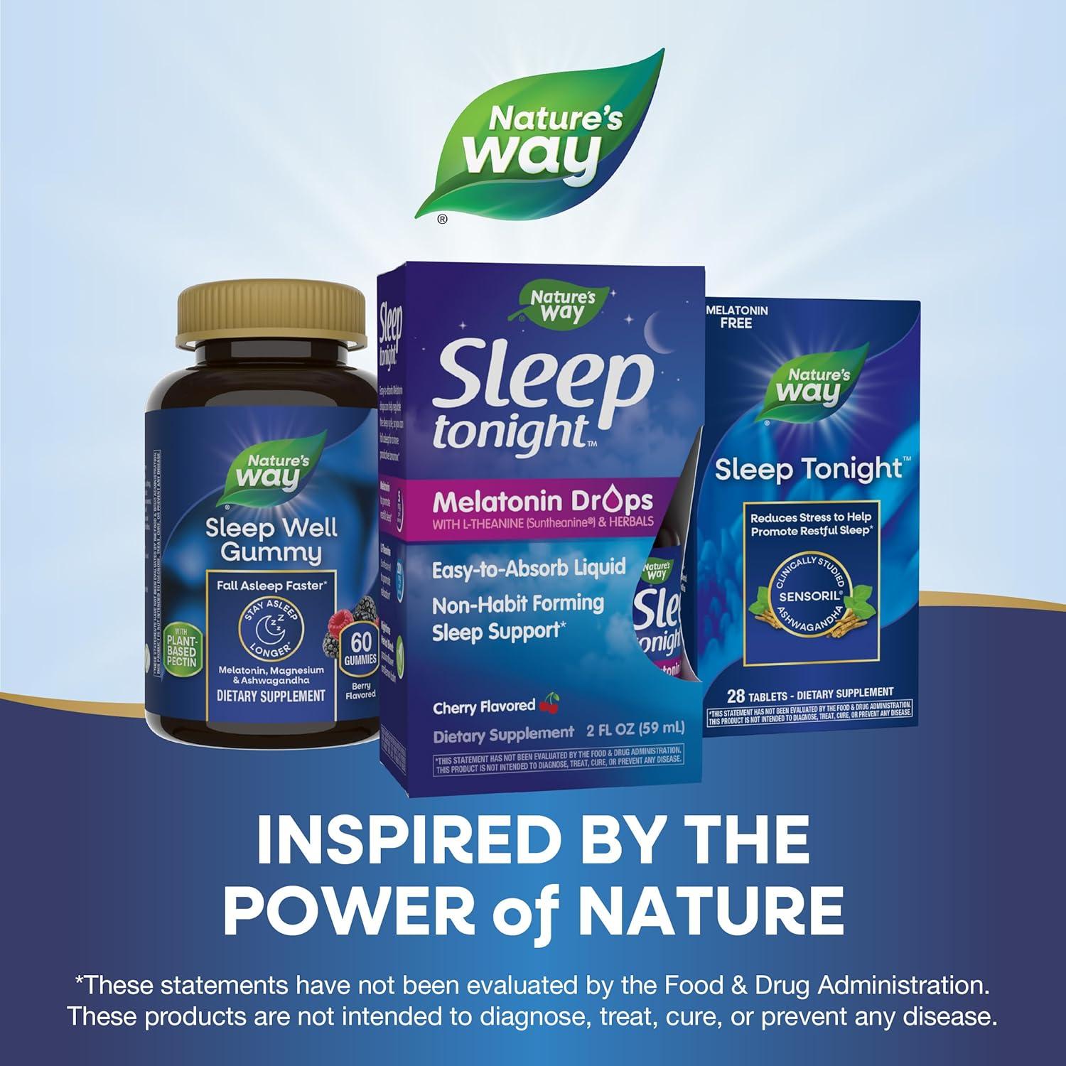 Gotas de Melatonina Nature's Way Sleep Tonight 59 ml