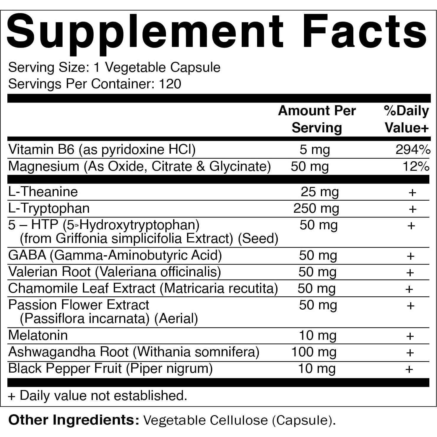 Vitamatic Suplemento para Dormir con Melatonina 120 Cápsulas