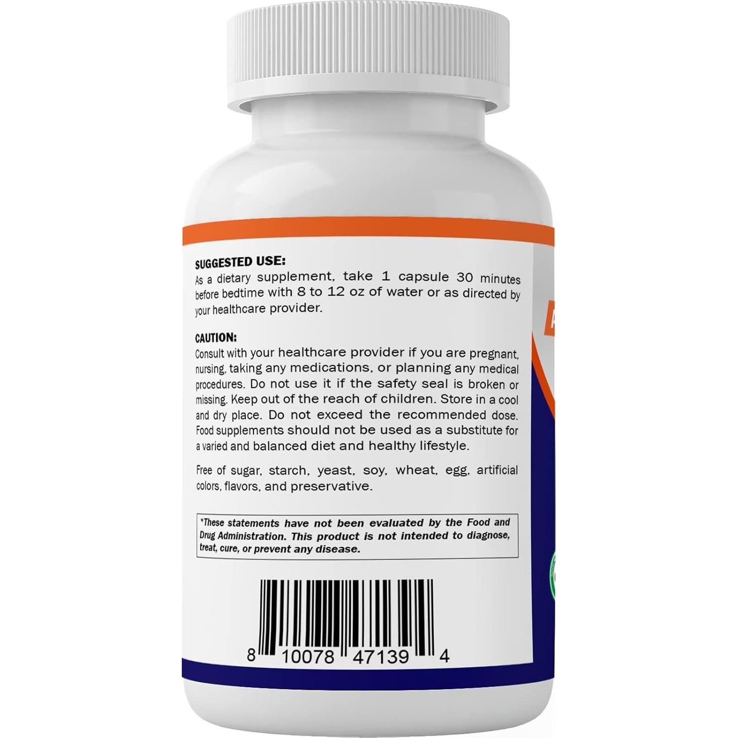 Vitamatic Suplemento para Dormir con Melatonina 120 Cápsulas
