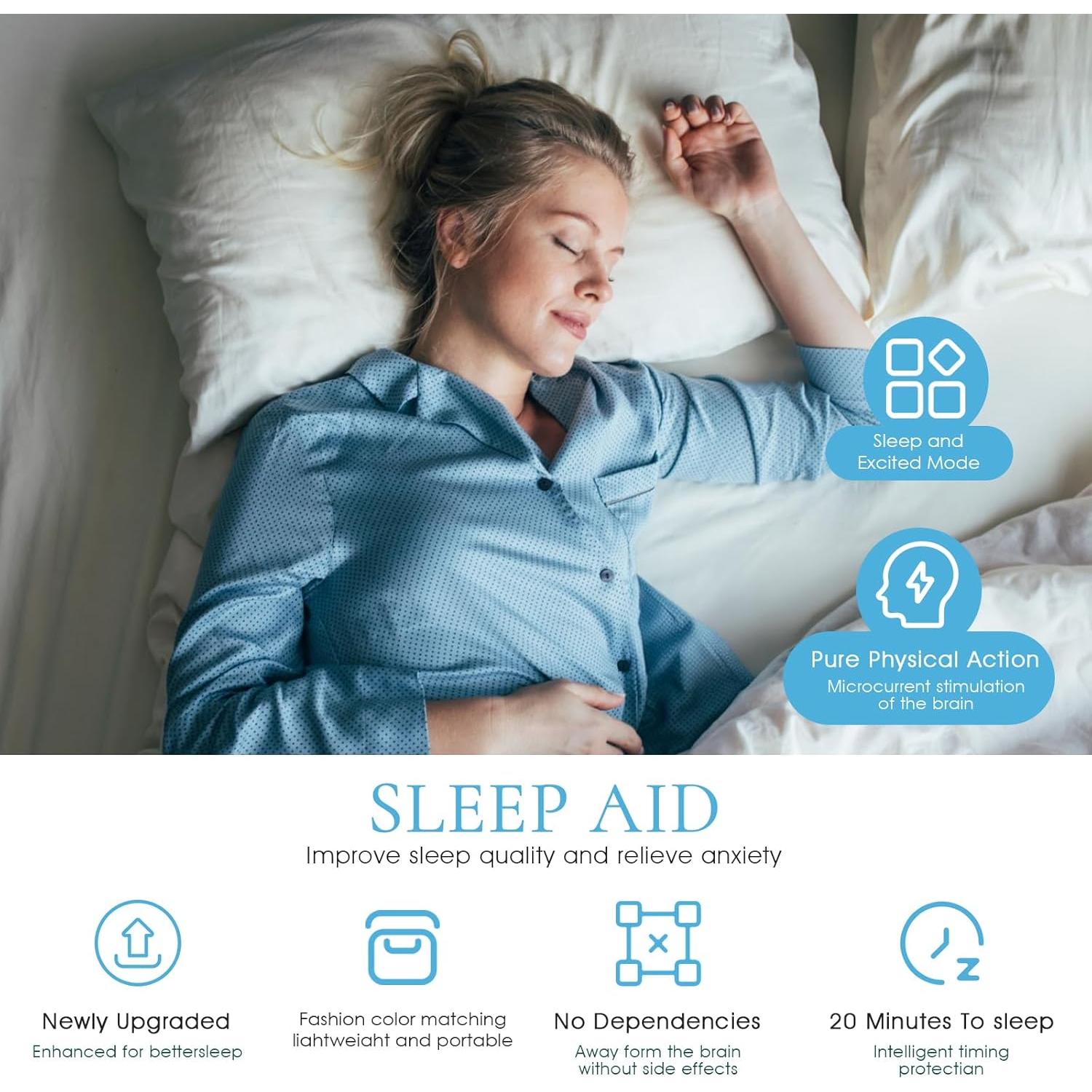 Dispositivo de Ayuda para Dormir WinkithW Azul - Compacto