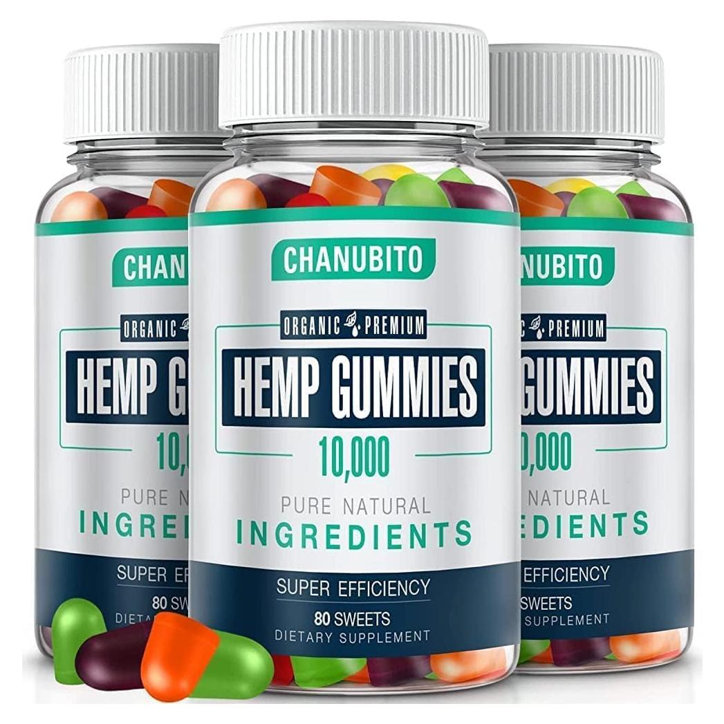 Gomitas de Cáñamo Orgánicas CHANUBITO 3 Paquetes 0,54 kg