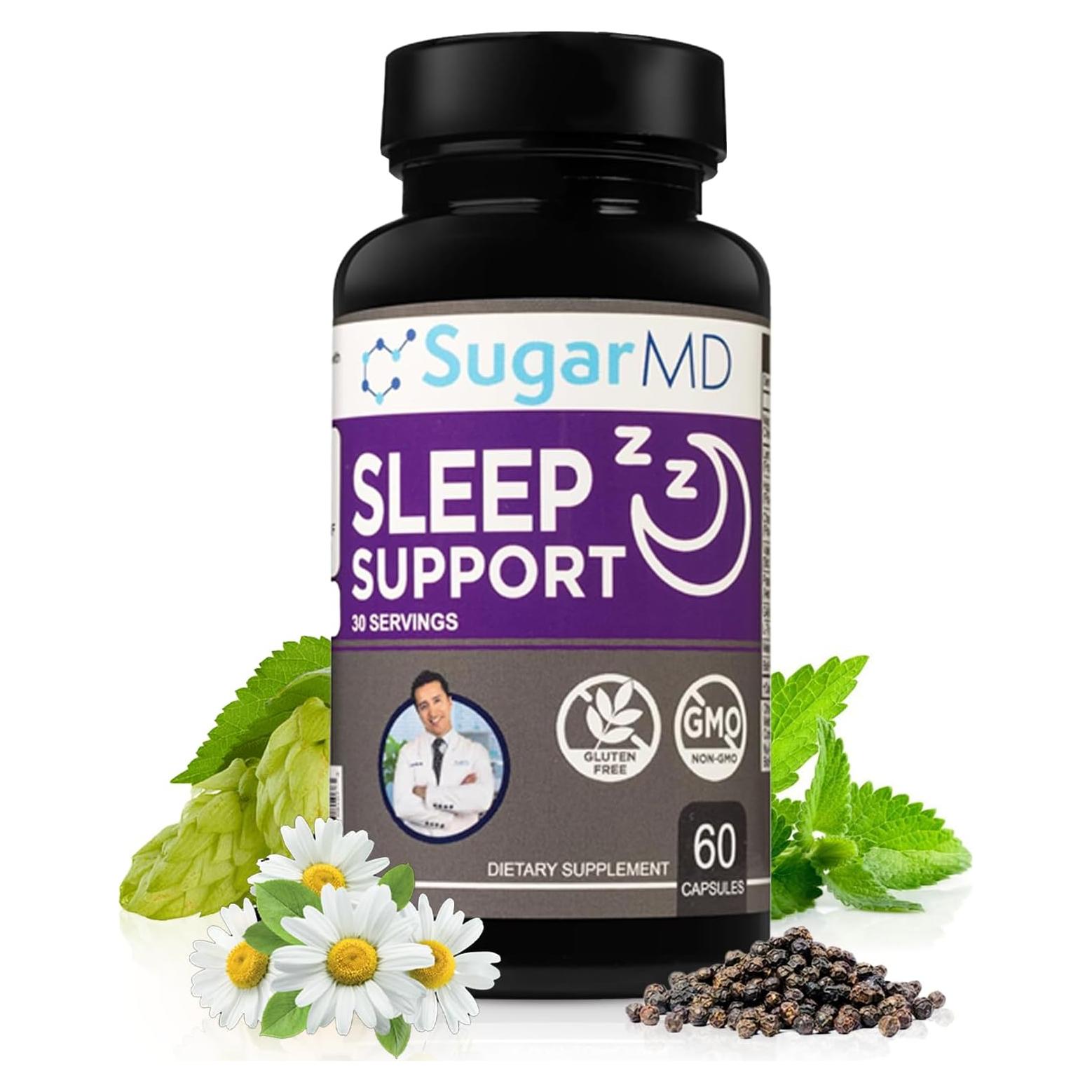 Suplemento para Dormir SugarMD - 60 Cápsulas Veganas