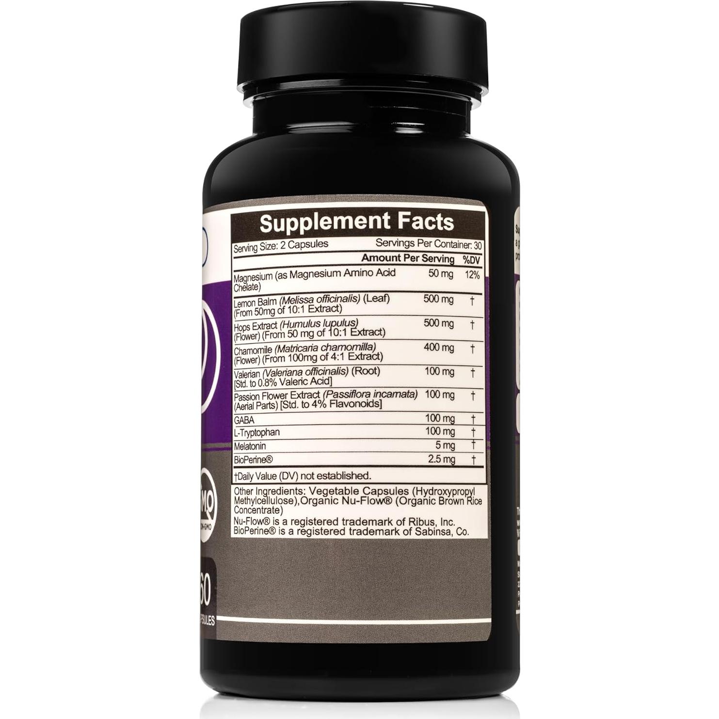 Suplemento para Dormir SugarMD - 60 Cápsulas Veganas