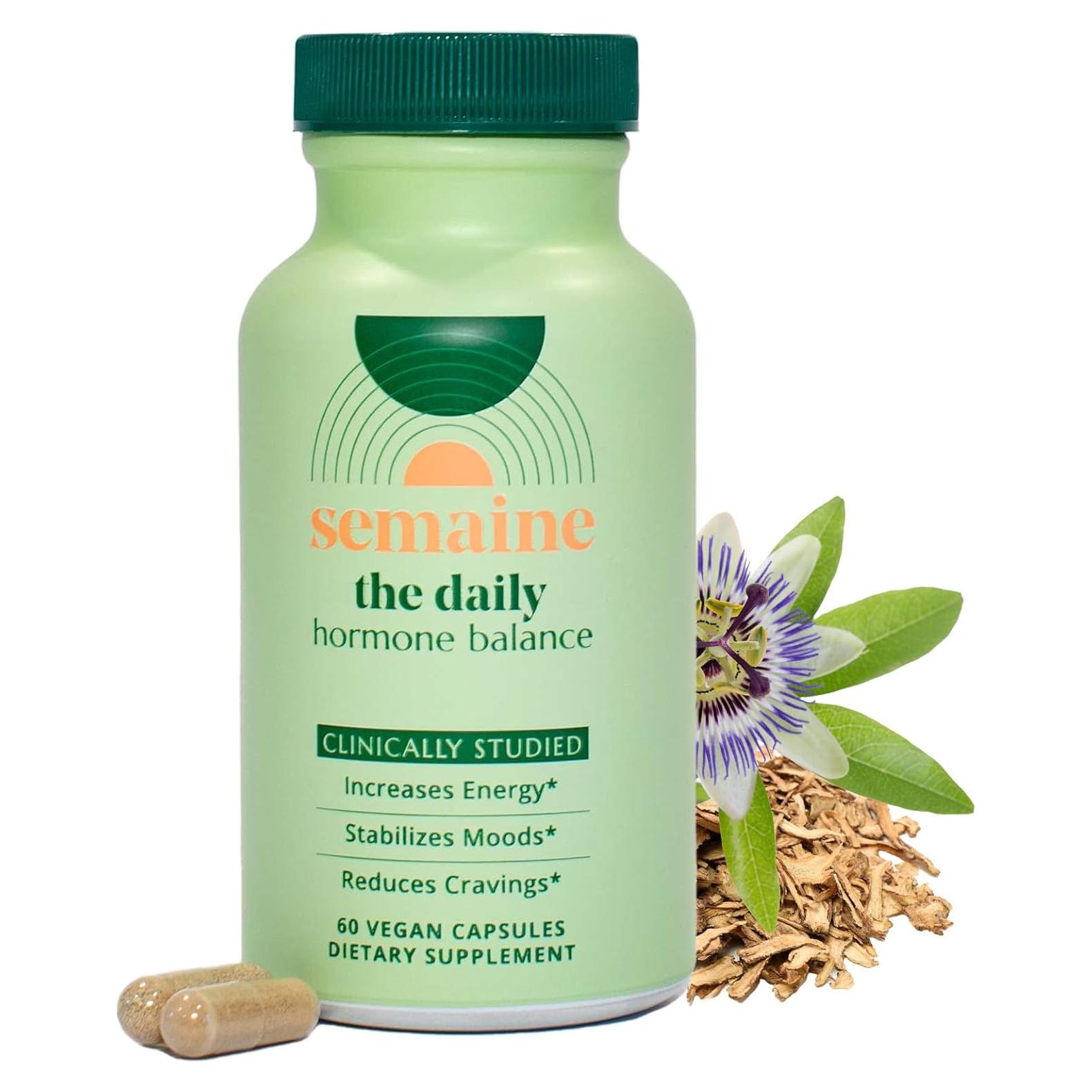 Suplemento Hormonal Semaine Health 60 Cápsulas Veganas