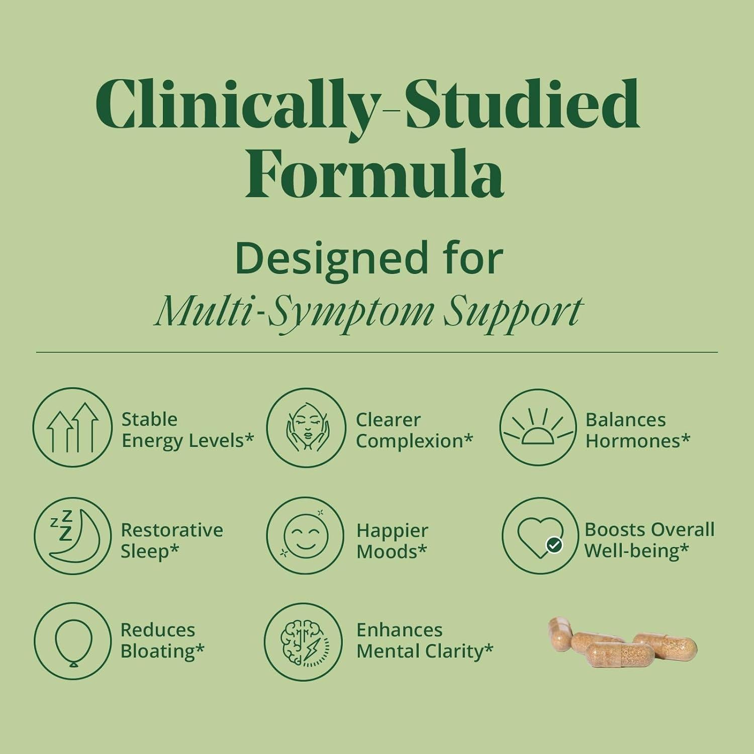 Suplemento Hormonal Semaine Health 60 Cápsulas Veganas