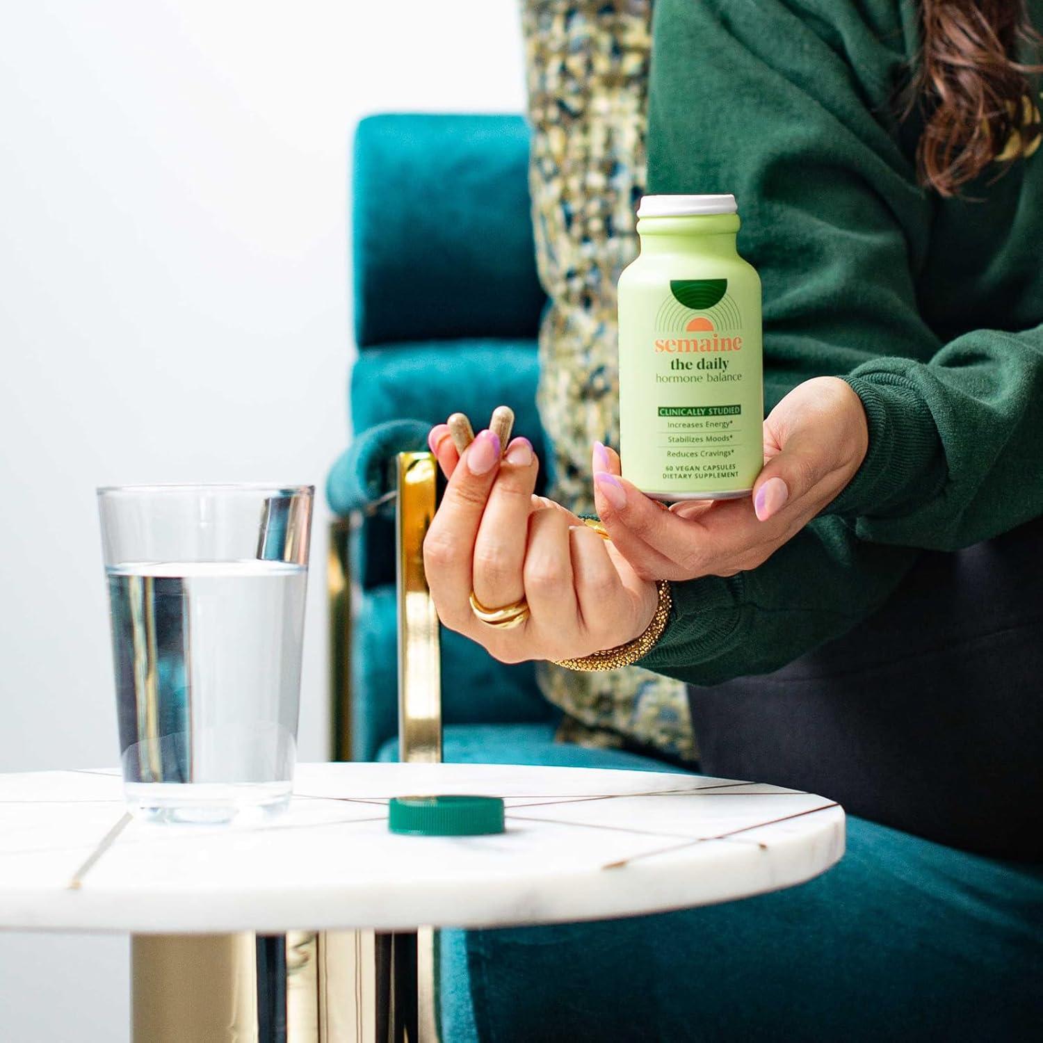 Suplemento Hormonal Semaine Health 60 Cápsulas Veganas