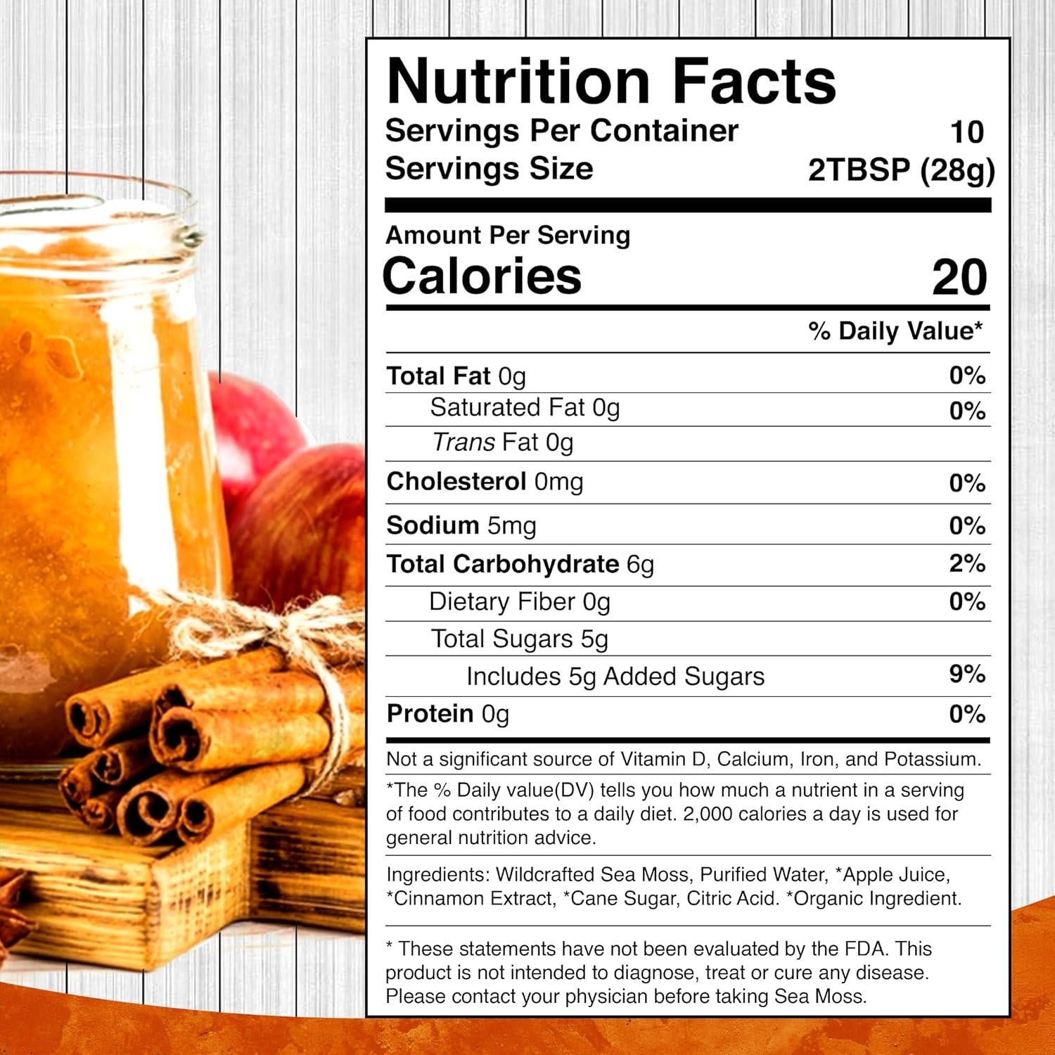 Gel de Musgo Marino Irlandés Orgánico WellnesslabsRX 283g