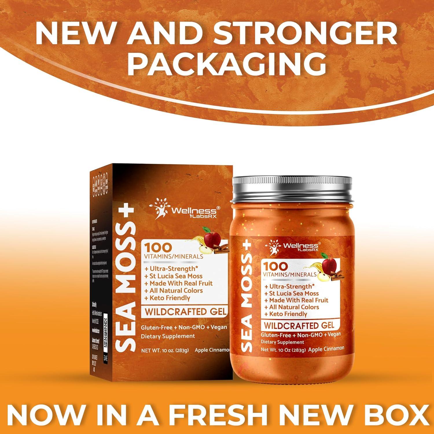 Gel de Musgo Marino Irlandés Orgánico WellnesslabsRX 283g