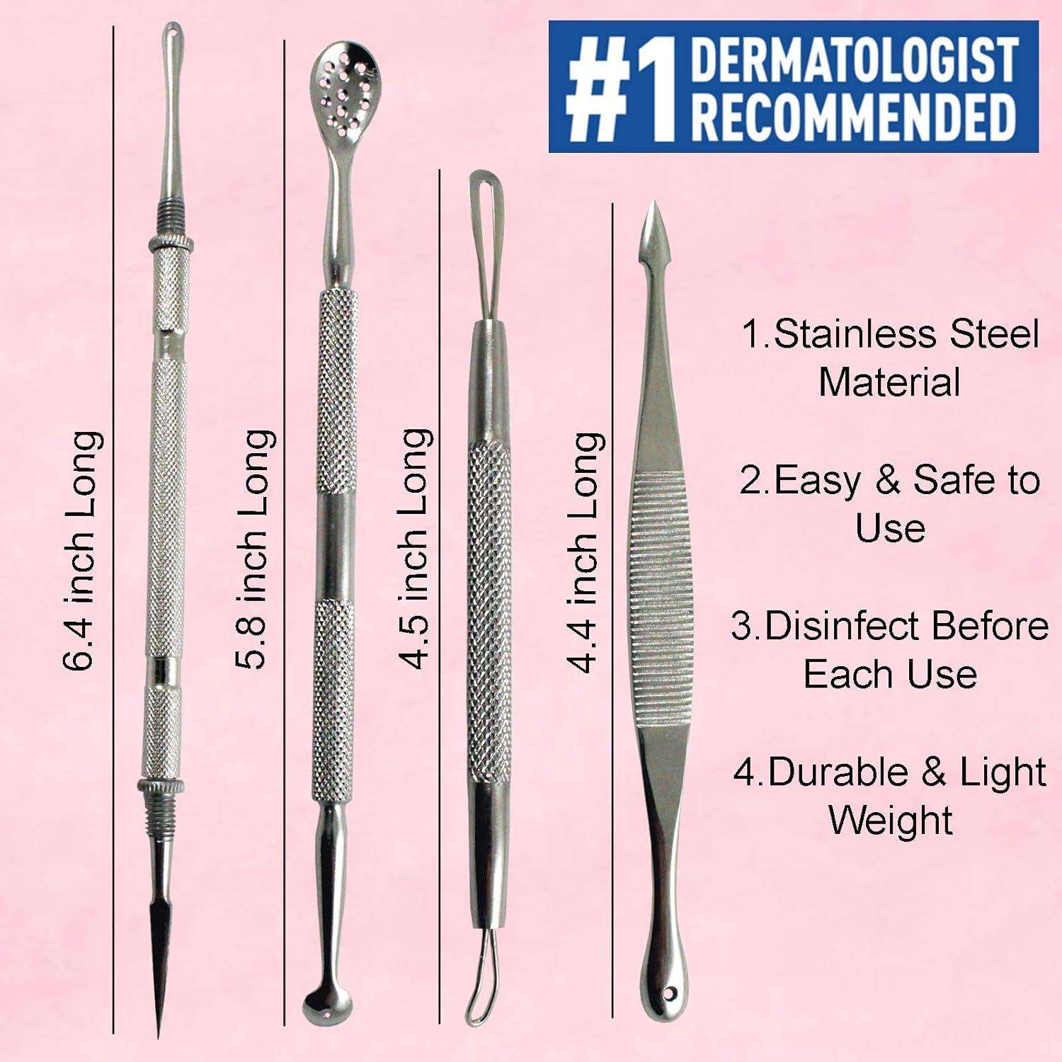 Kit de Extractores de Puntos Negros Krisp Beauty 4 Piezas