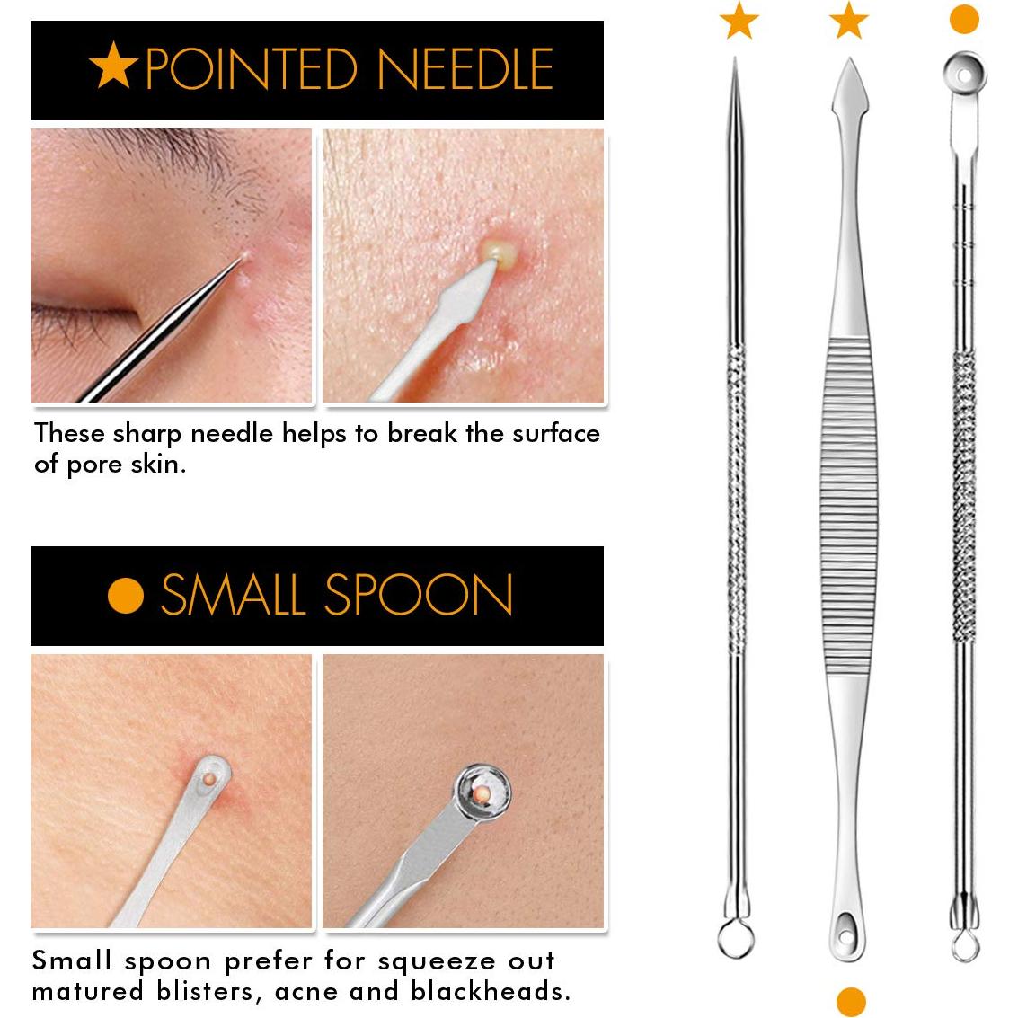 Kit Removedor Puntos Negros 7 Piezas TailaiMei Acero Inox