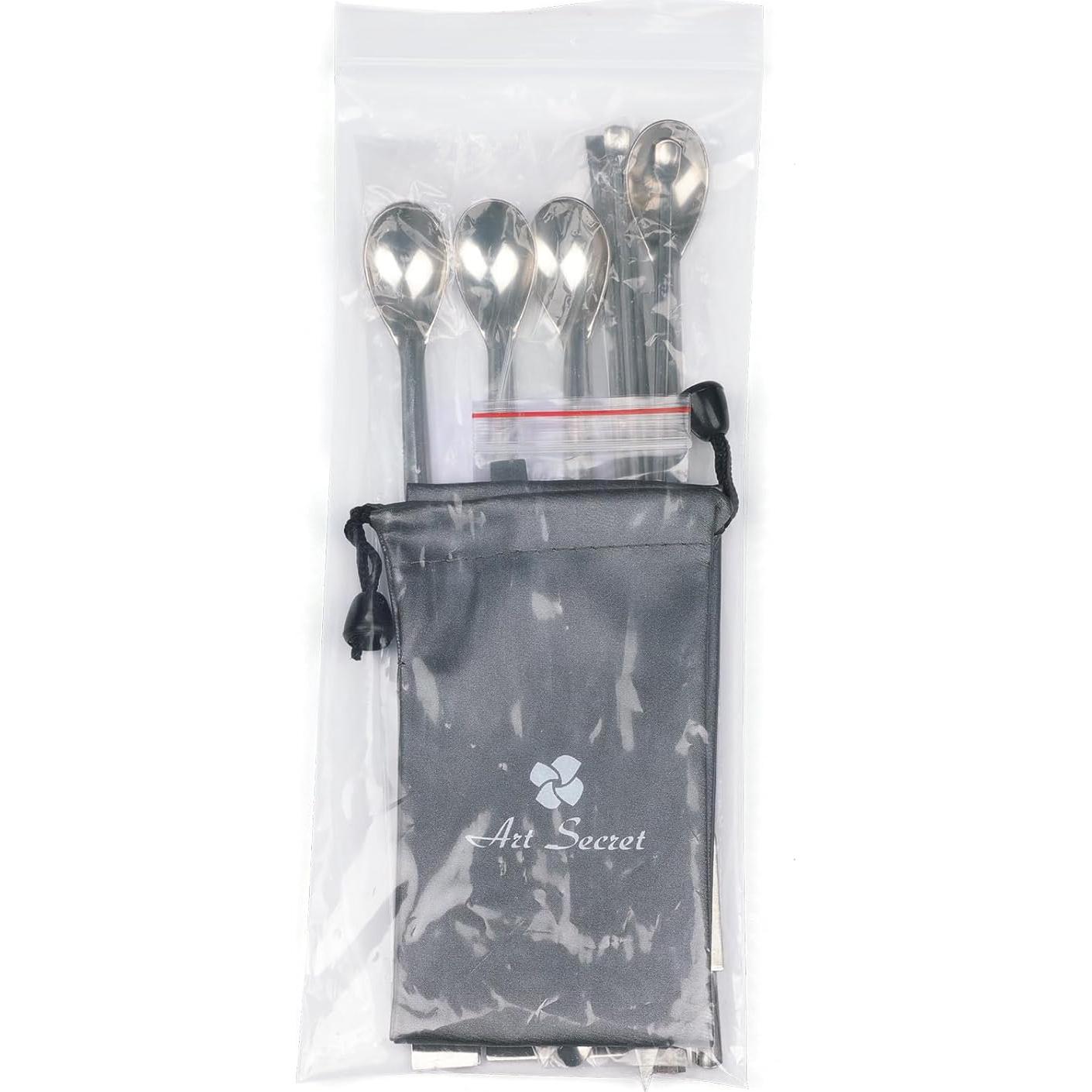 Juego de 15 Piezas de Espátula Acero Inoxidable Laboratorio