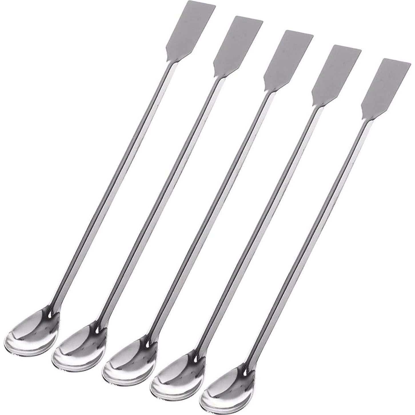 Juego de 15 Piezas de Espátula Acero Inoxidable Laboratorio