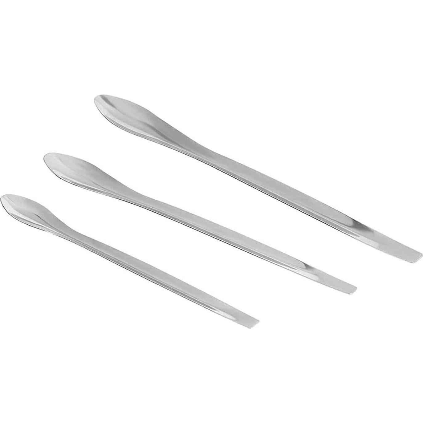 Juego de 15 Piezas de Espátula Acero Inoxidable Laboratorio