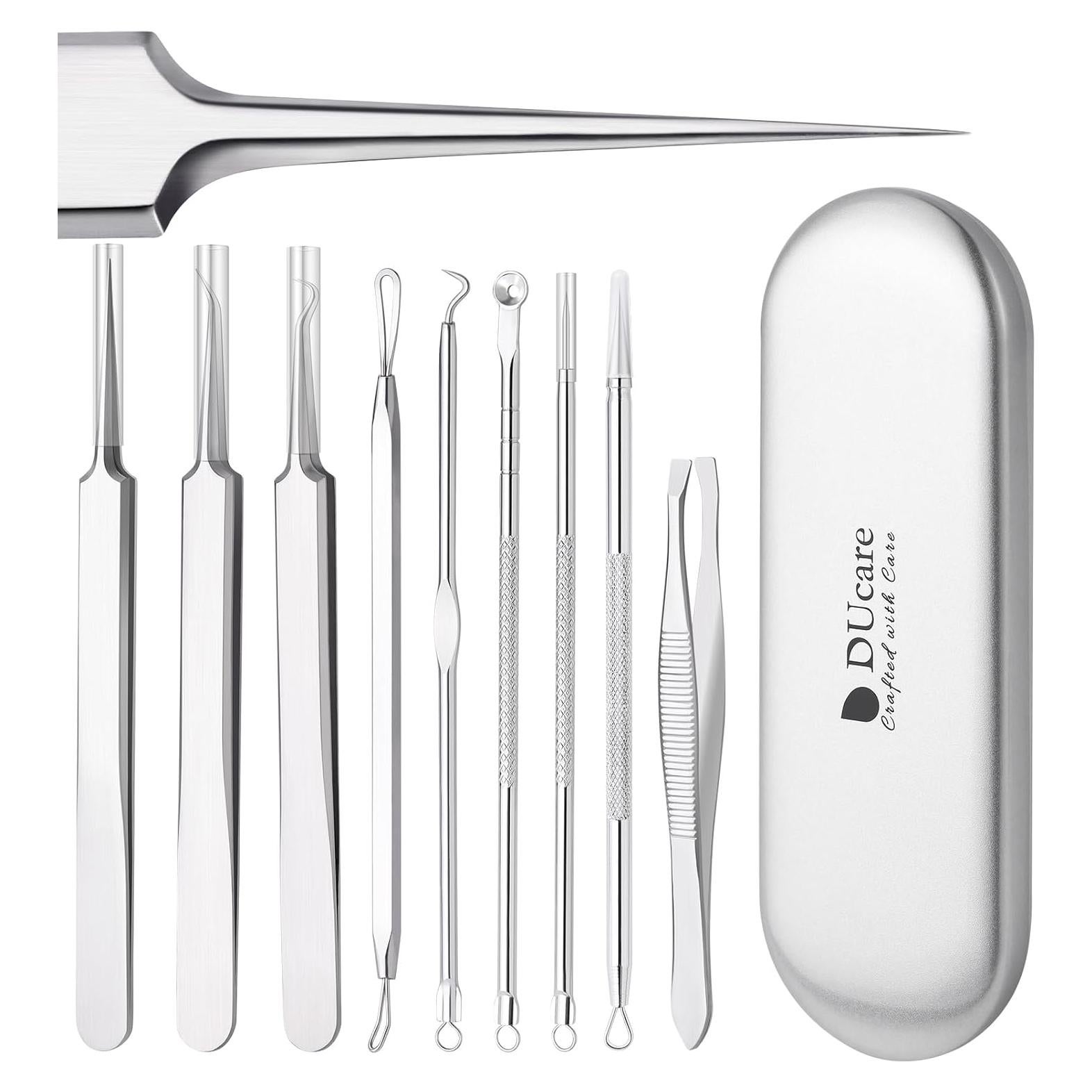 Kit Extractor de Puntos Negros DUcare Acero Inoxidable 10cm