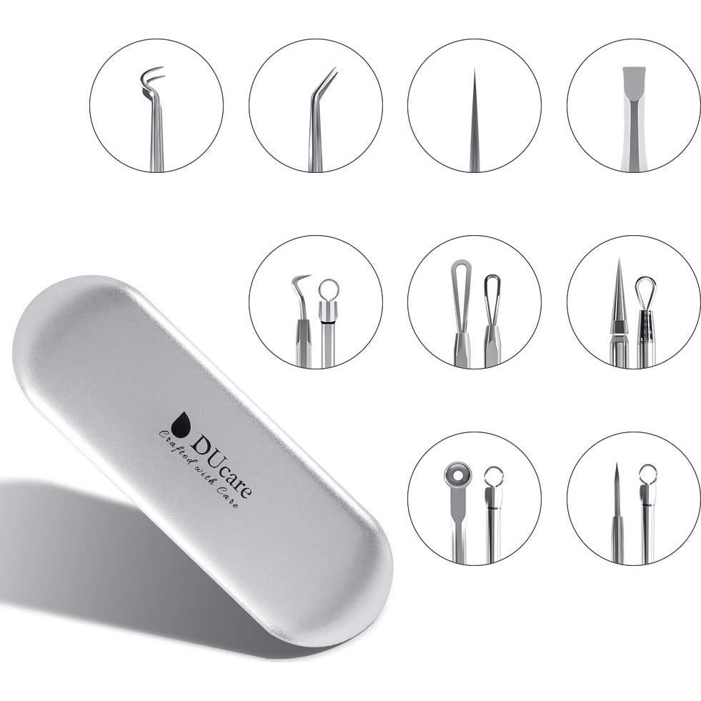 Kit Extractor de Puntos Negros DUcare Acero Inoxidable 10cm