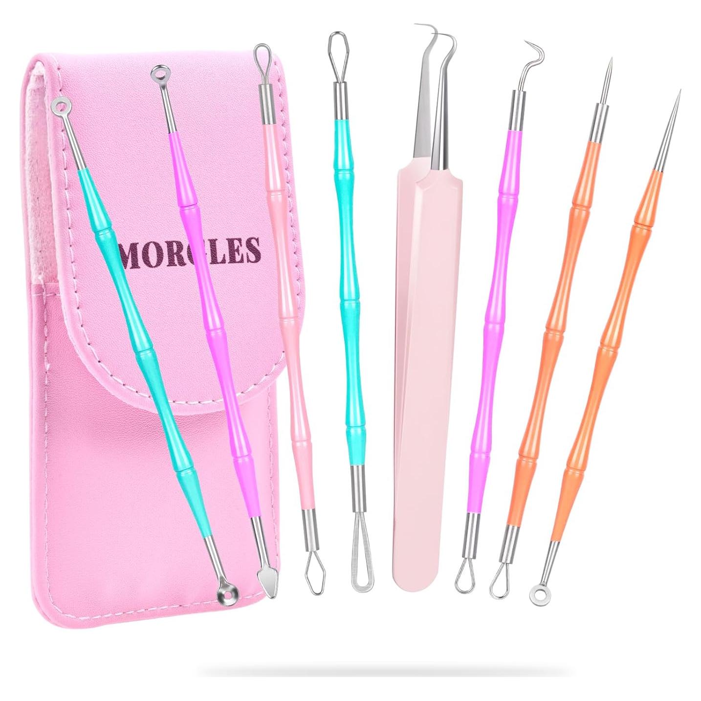 Kit de Extracción de Espinillas MORGLES 14 Piezas Acero Inoxidable