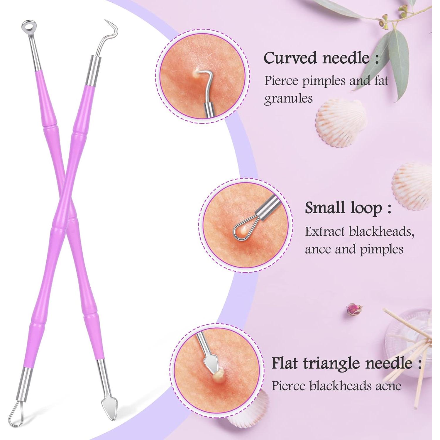Kit de Extracción de Espinillas MORGLES 14 Piezas Acero Inoxidable