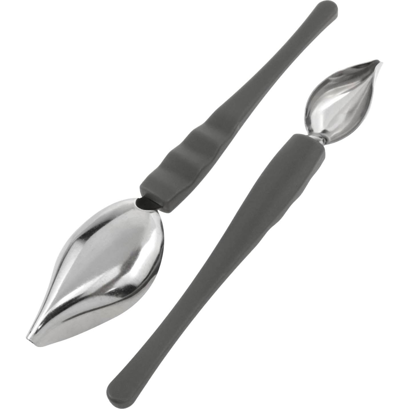 Juego de cucharas decorativas acero inoxidable PIYANYO 2pcs