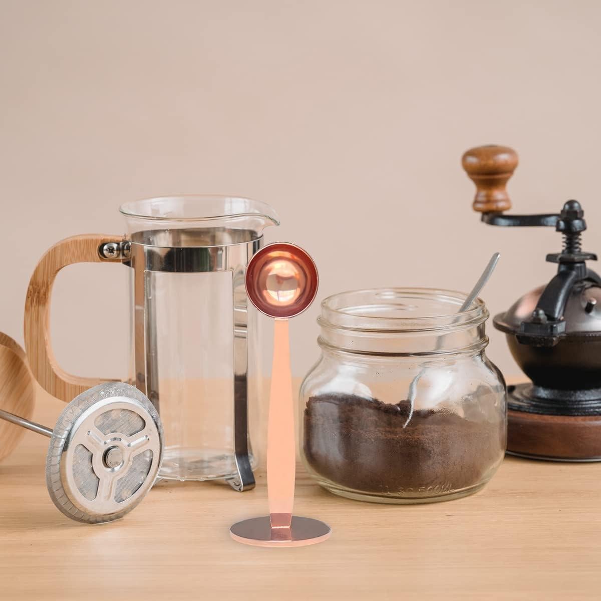 Cuchara Medidora de Café 2 en 1 Acero Inoxidable 15ml