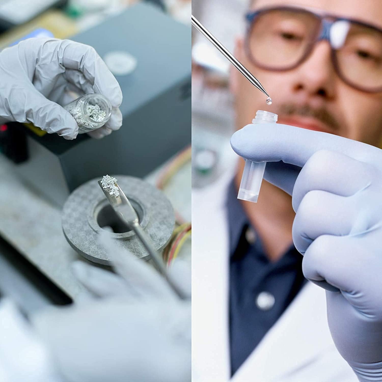 Juego de 25 Piezas Espátula Micro Cuchara Acero Inoxidable