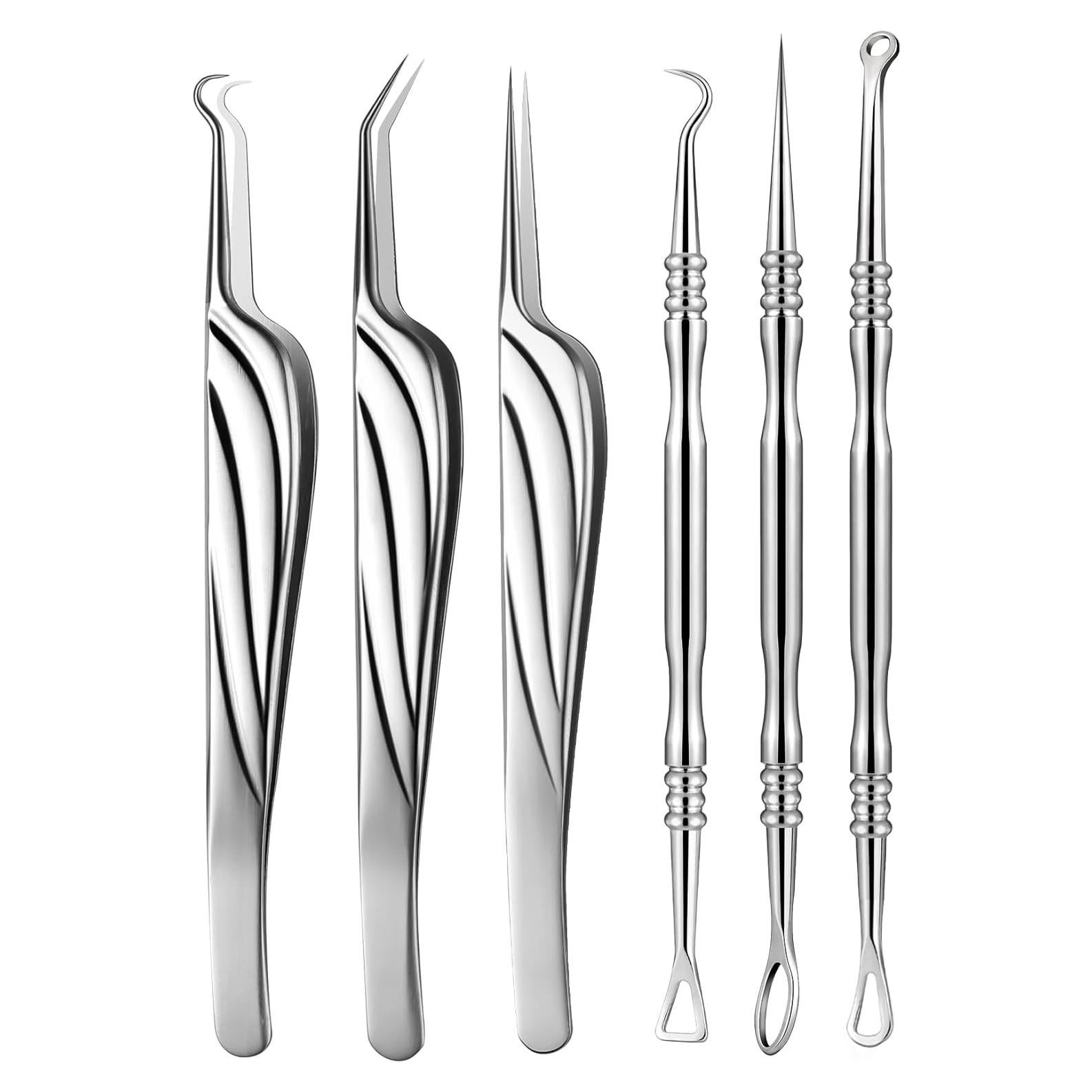 Kit Extractor de Puntos Negros FVION 6 Piezas Acero Inoxidable